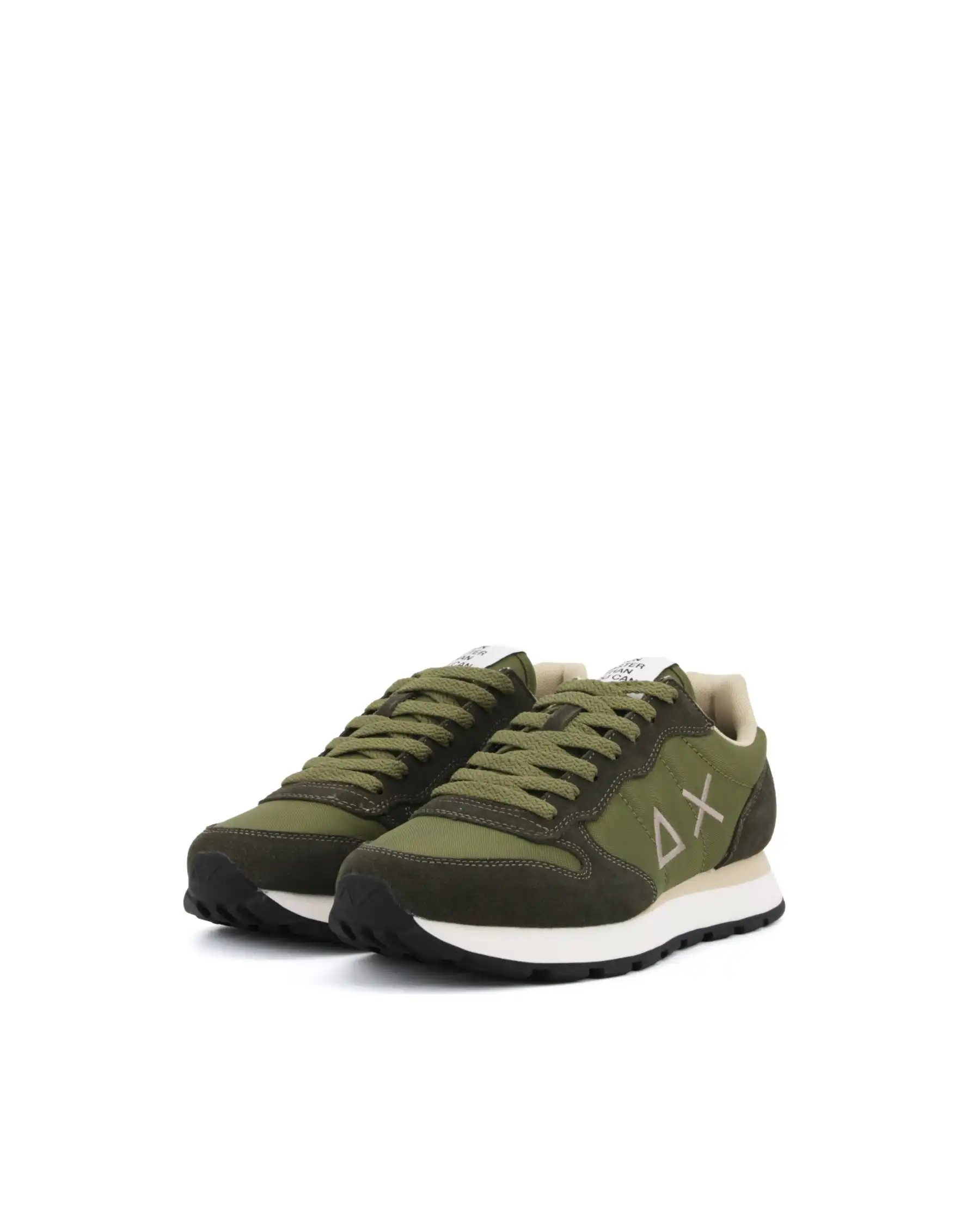 SUN 68 SNEAKERS TOM SOLID VERDE MILITARE