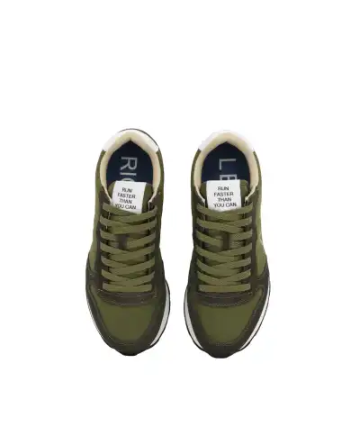 SUN 68 SNEAKERS TOM SOLID VERDE MILITARE