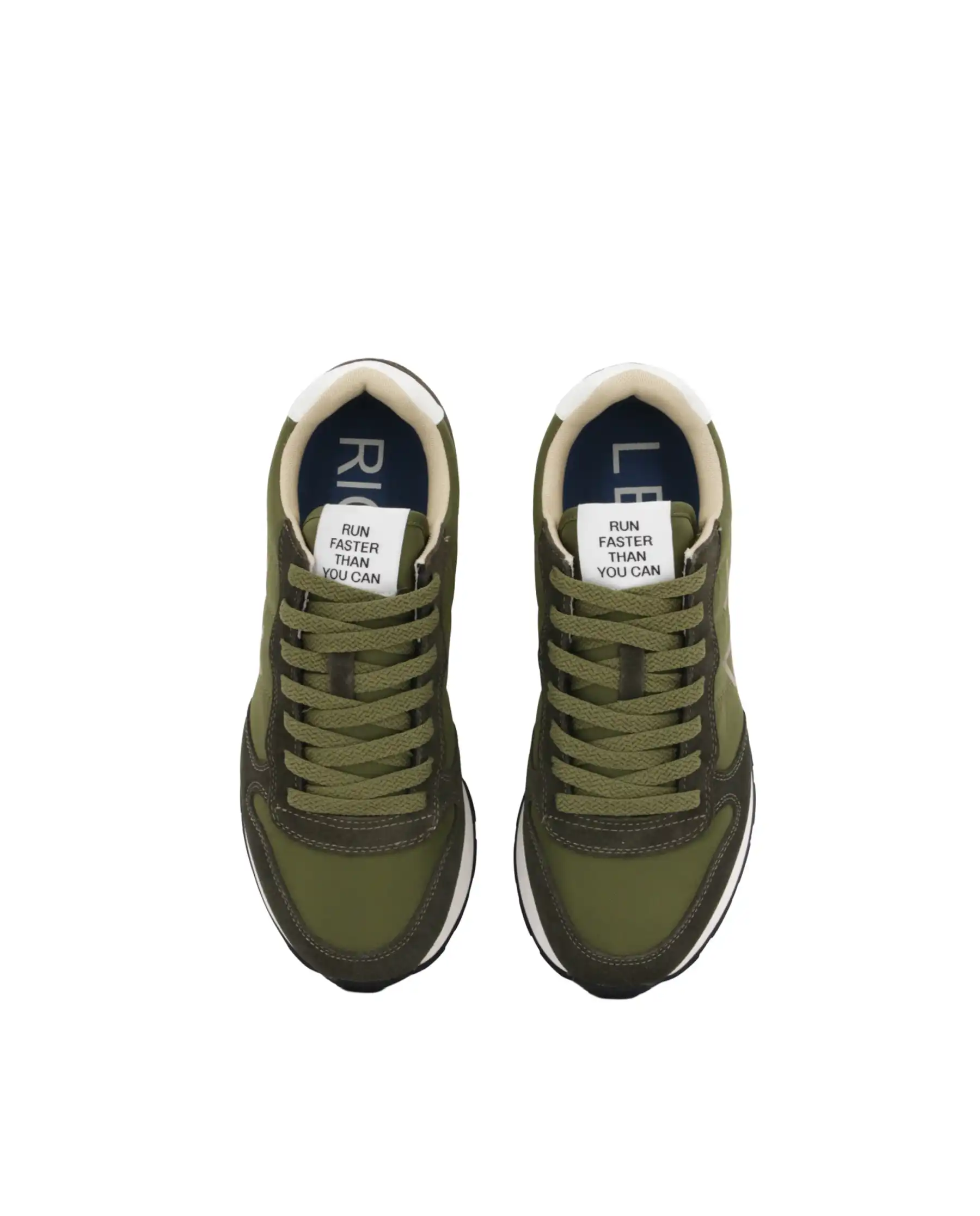 SUN 68 SNEAKERS TOM SOLID VERDE MILITARE