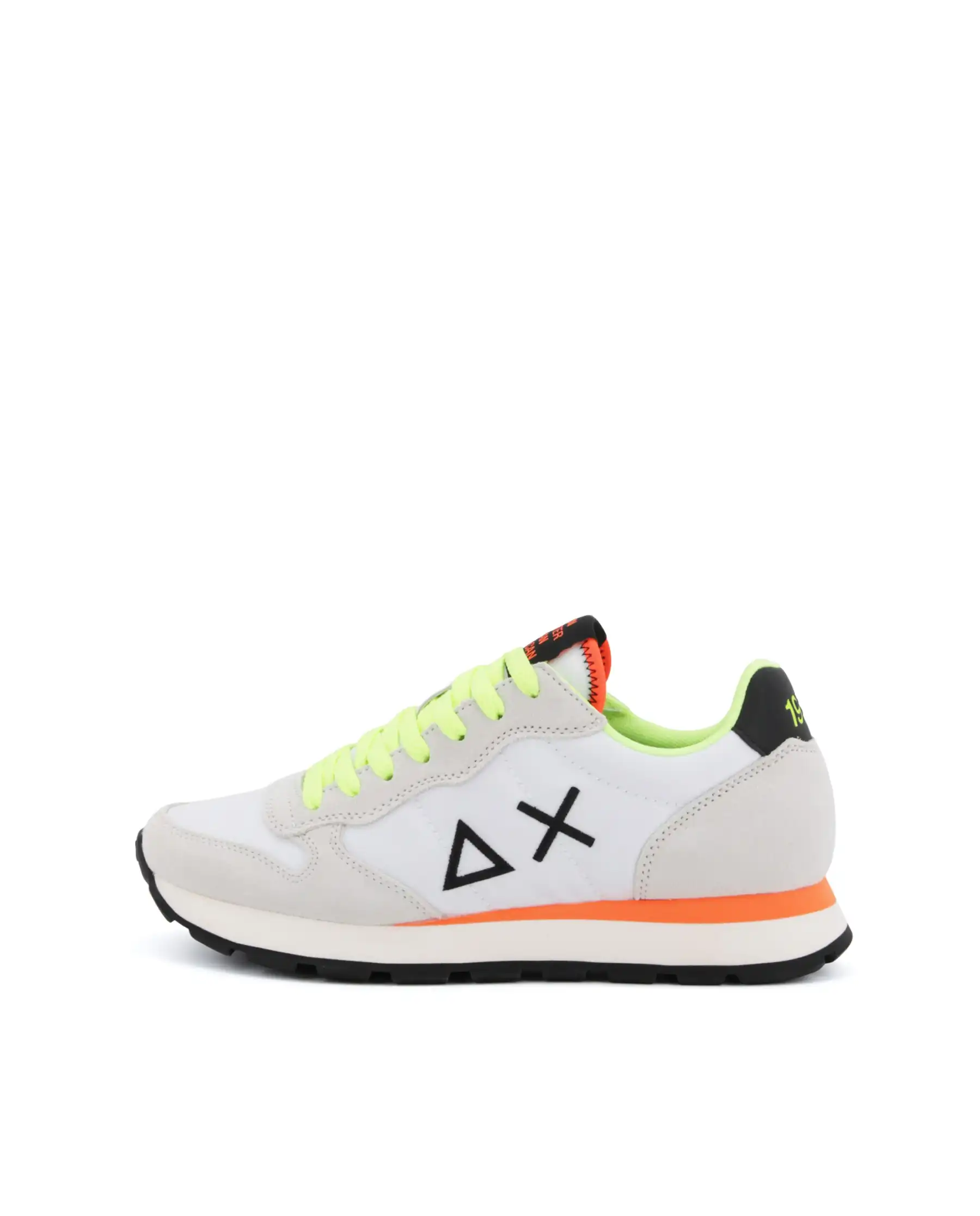 SUN 68 SNEAKERS TOM FLUO BIANCO