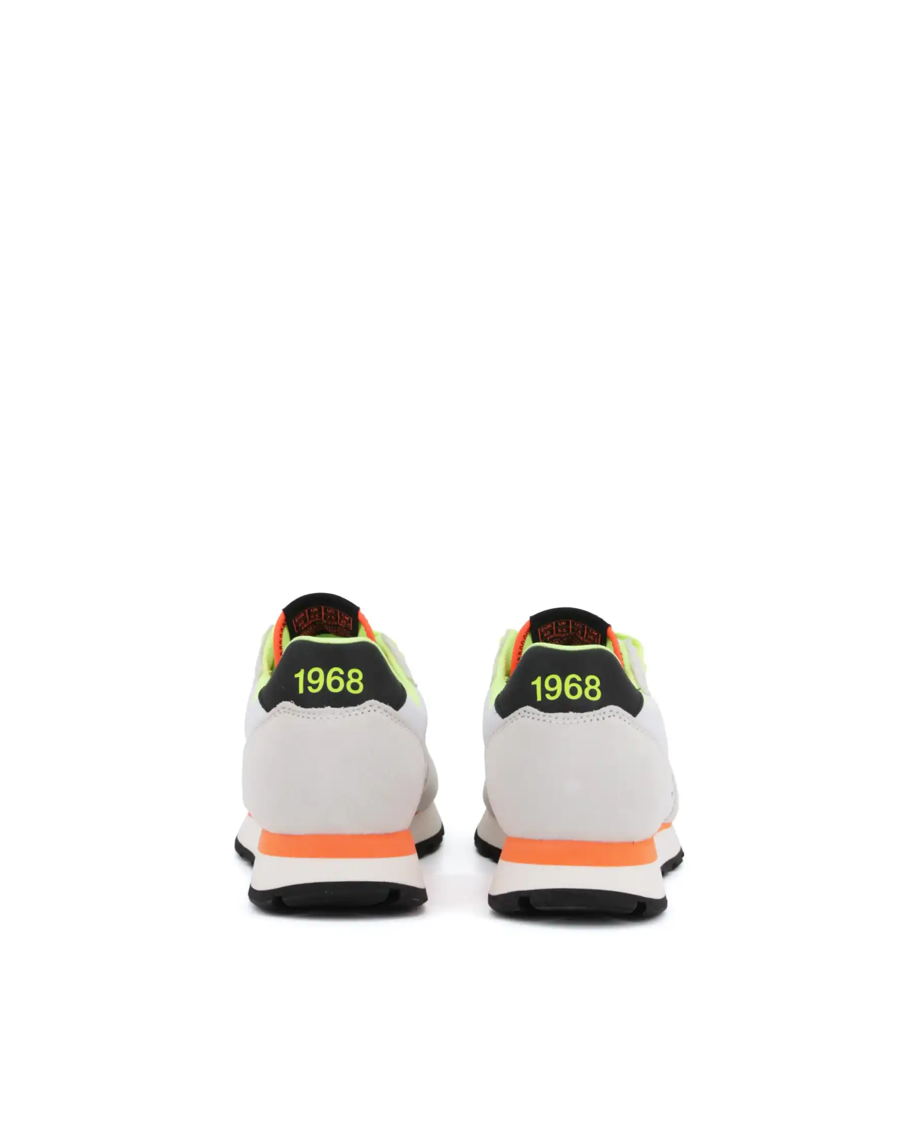 SUN 68 SNEAKERS TOM FLUO BIANCO