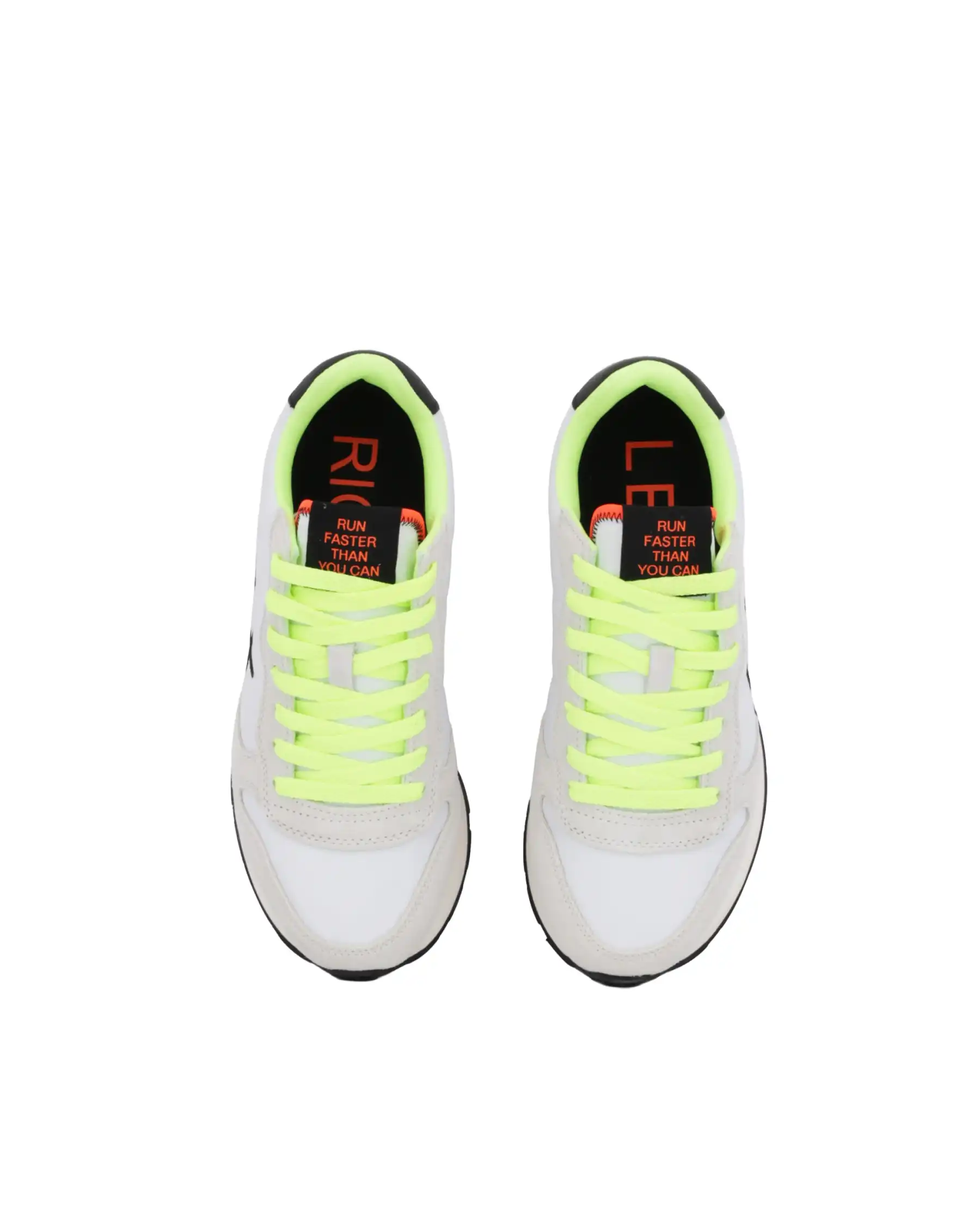 SUN 68 SNEAKERS TOM FLUO BIANCO