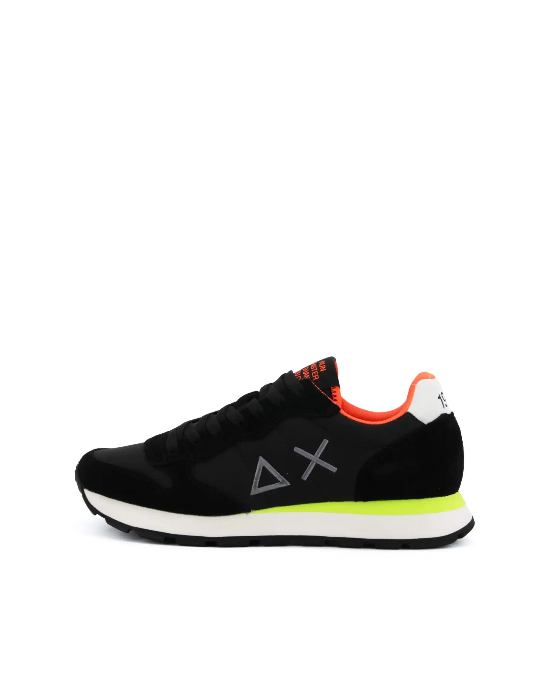 SUN 68 SNEAKERS TOM FLUO NERO