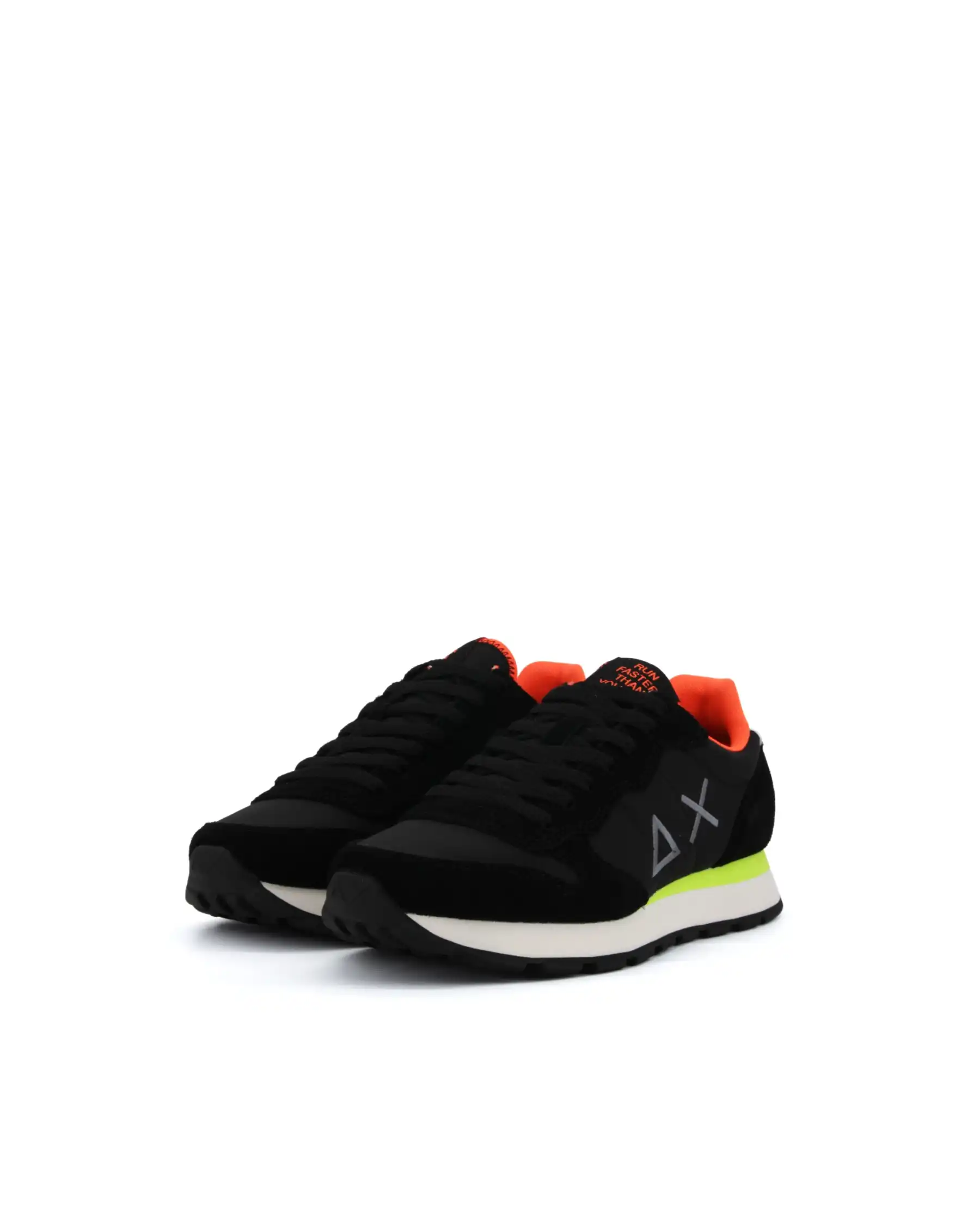 SUN 68 SNEAKERS TOM FLUO NERO