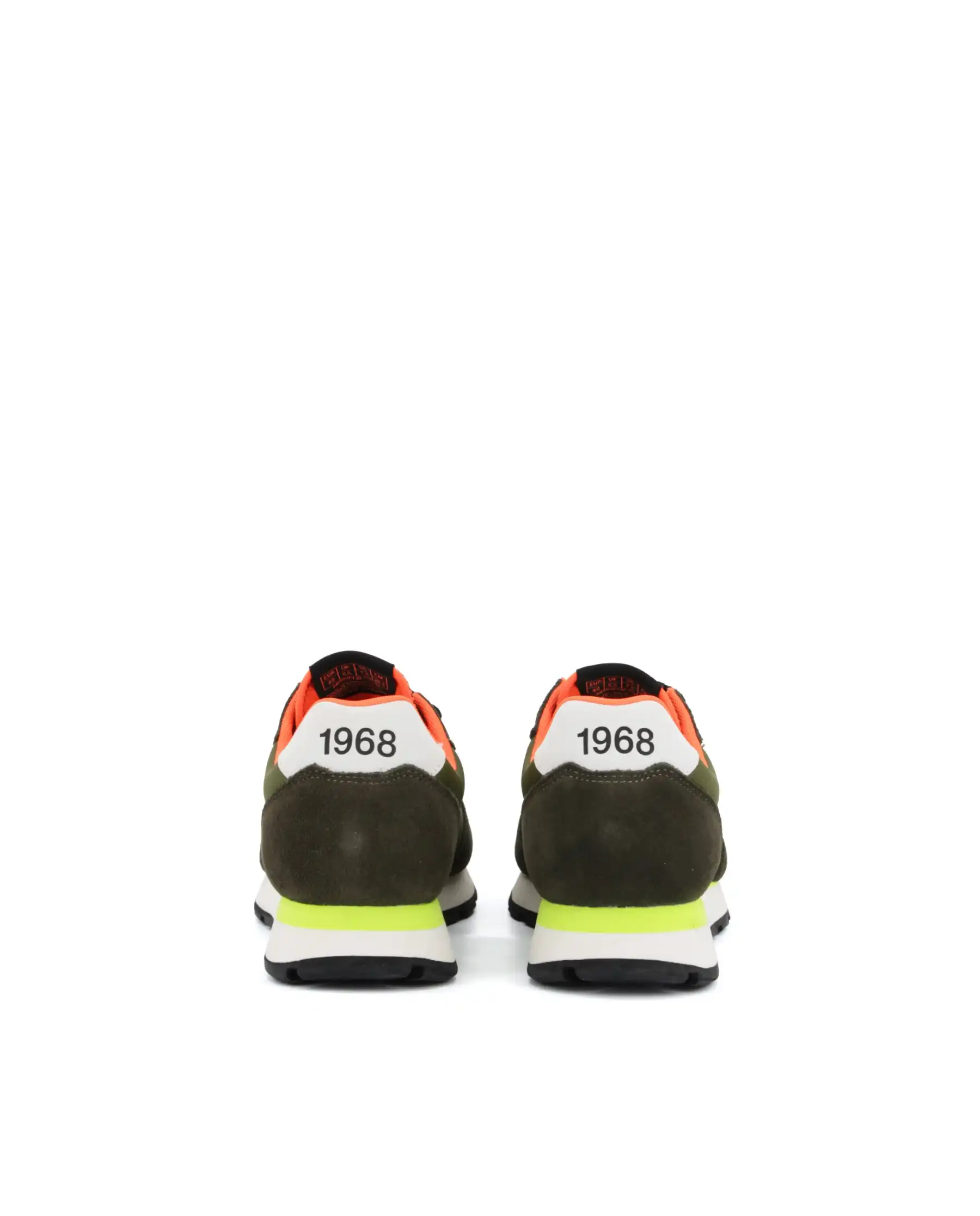 SUN 68 SNEAKERS TOM FLUO VERDE MILITARE