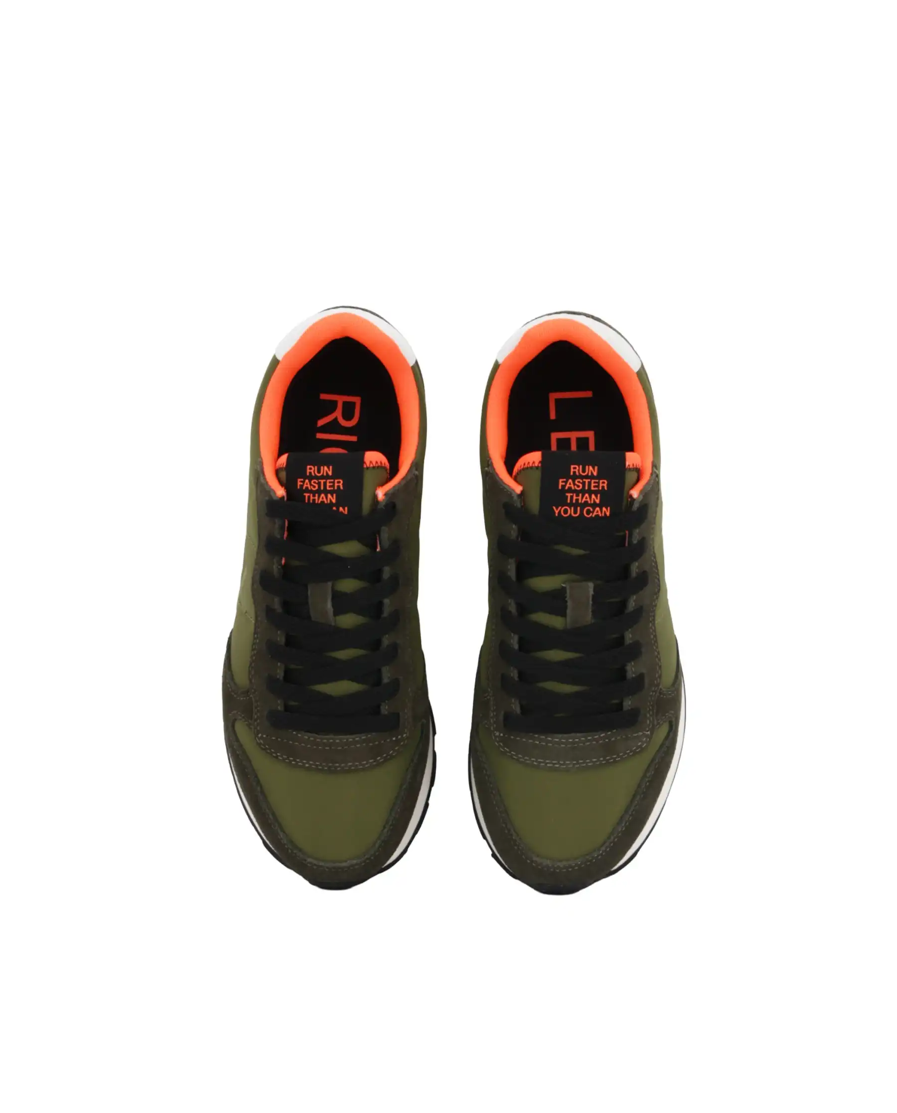 SUN 68 SNEAKERS TOM FLUO VERDE MILITARE