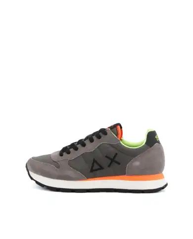 SUN 68 SNEAKERS TOM FLUO GRIGIO