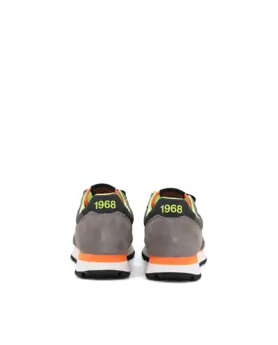 SUN 68 SNEAKERS TOM FLUO GRIGIO