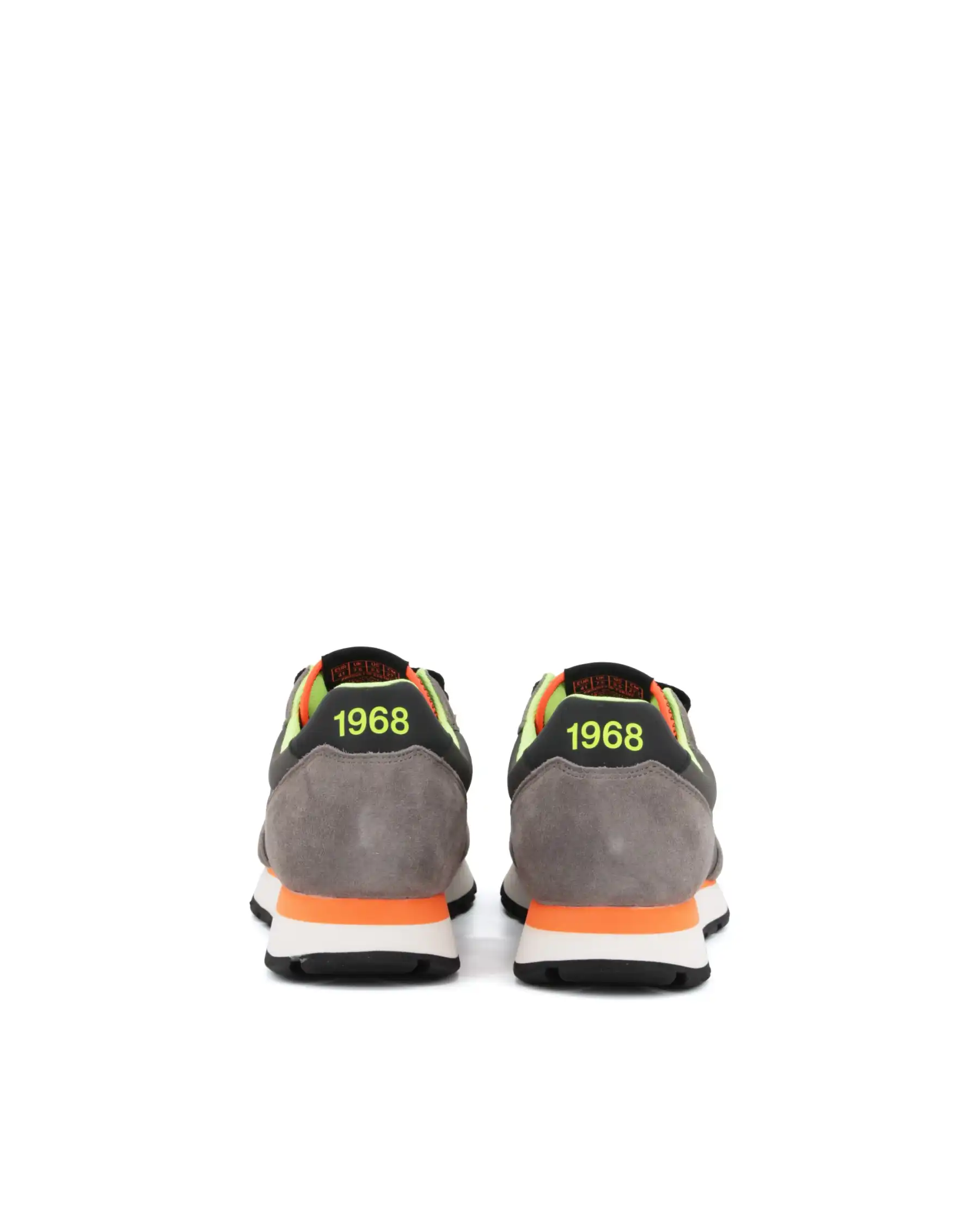 SUN 68 SNEAKERS TOM FLUO GRIGIO