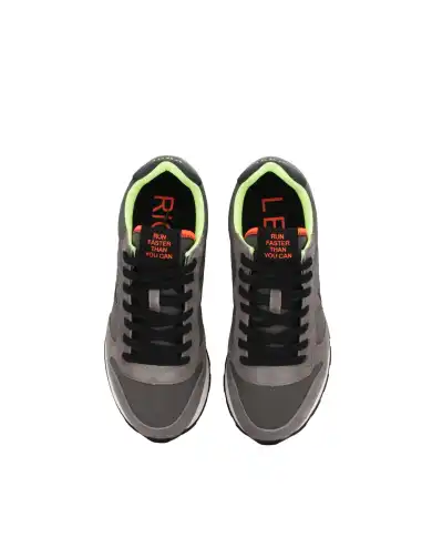 SUN 68 SNEAKERS TOM FLUO GRIGIO