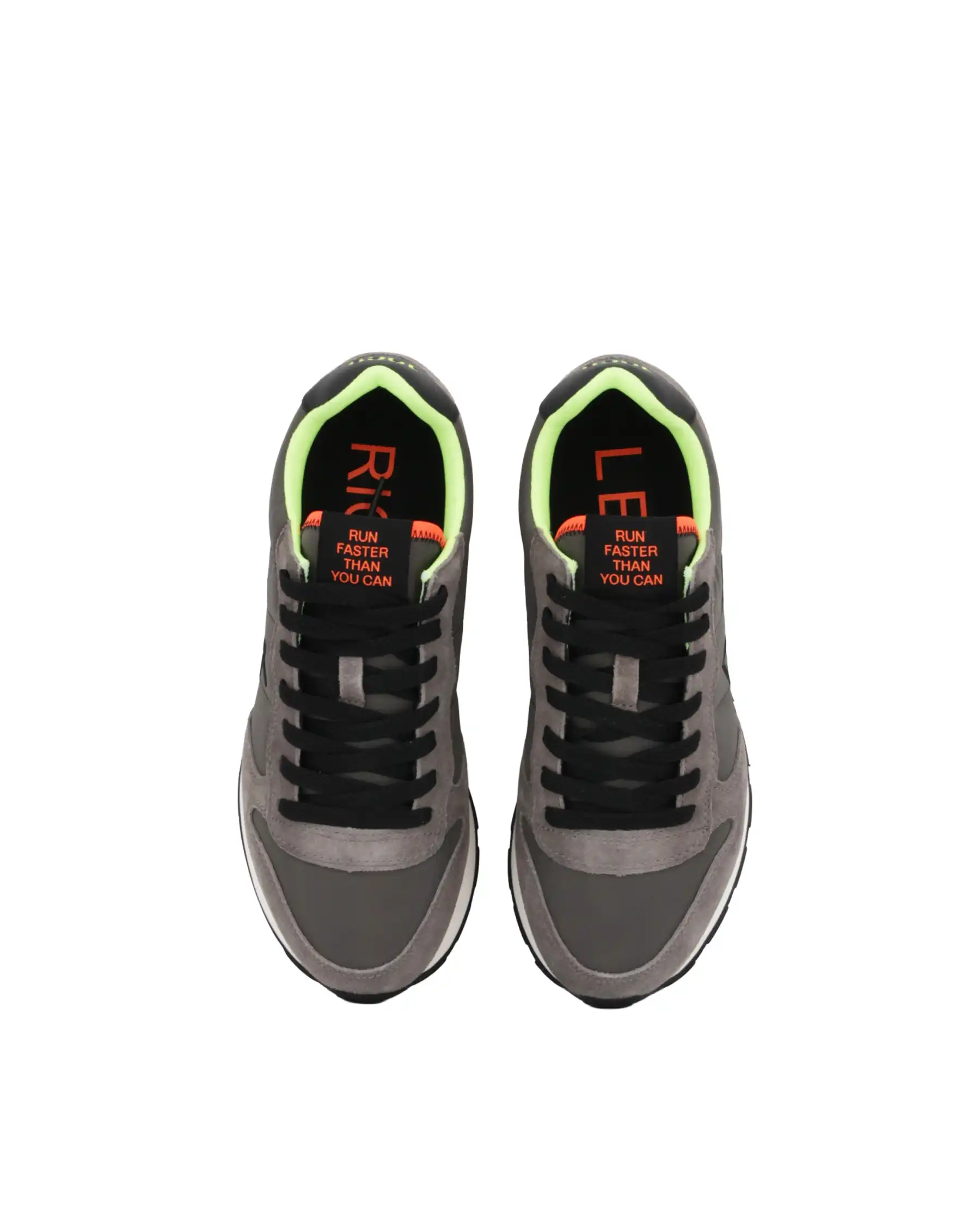 SUN 68 SNEAKERS TOM FLUO GRIGIO