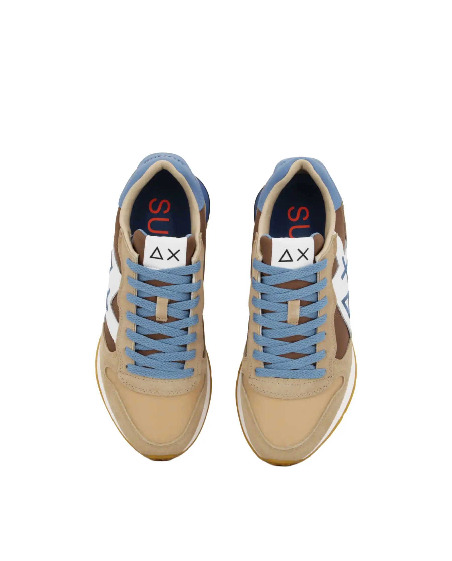 SUN 68 SNEAKERS JAKI 2.0 BICOLOR BEIGE