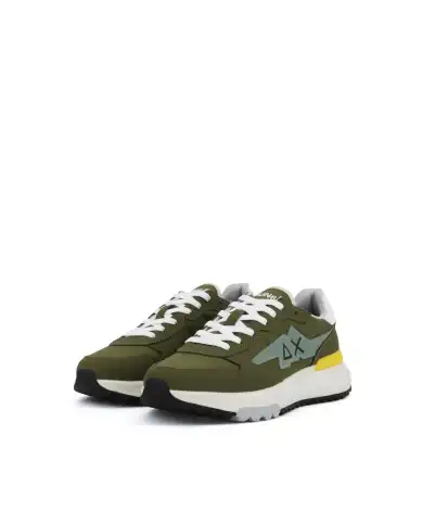 SUN 68 SNEAKERS NIKI 2.0 SOLID VERDE MILITARE