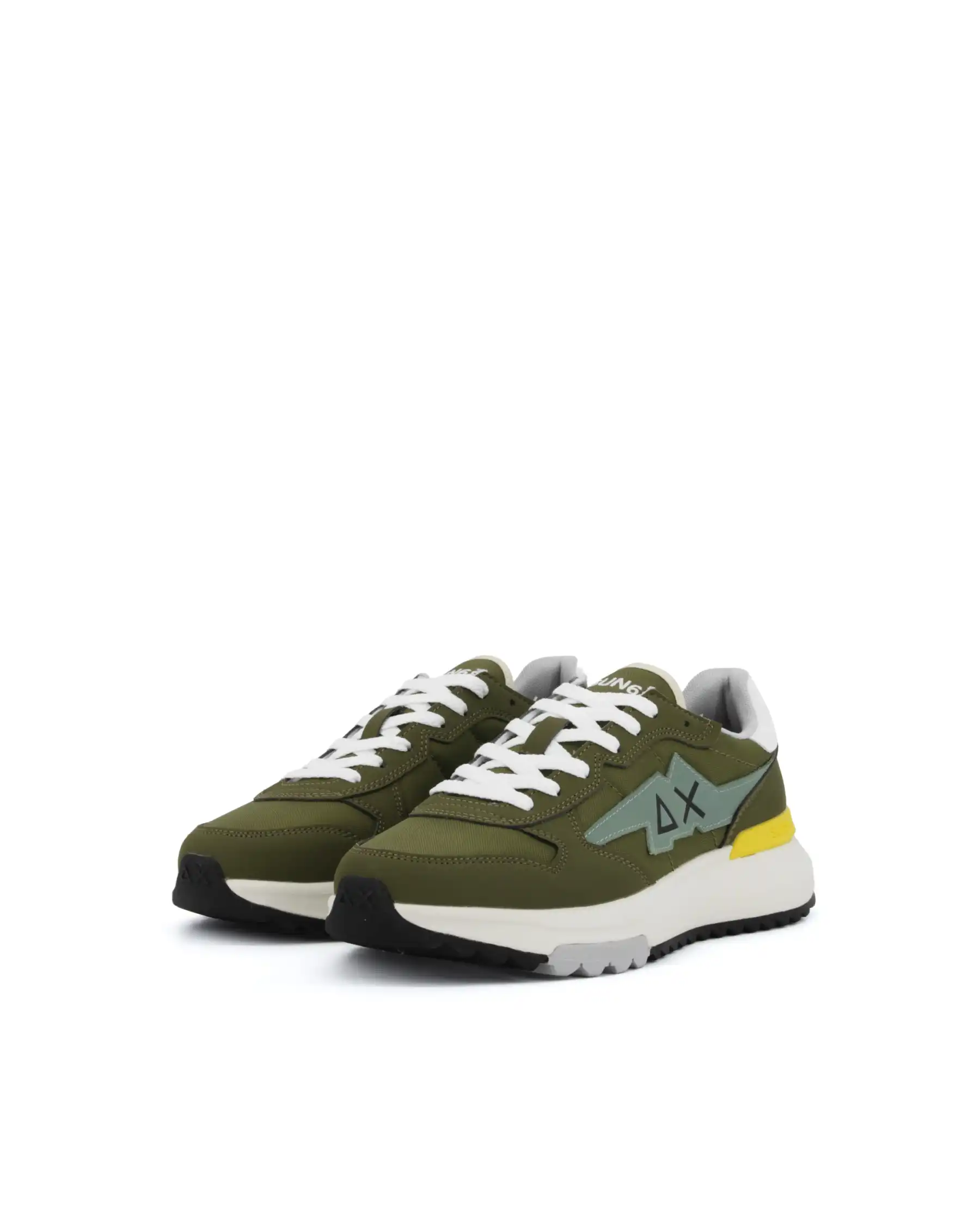 SUN 68 SNEAKERS NIKI 2.0 SOLID VERDE MILITARE