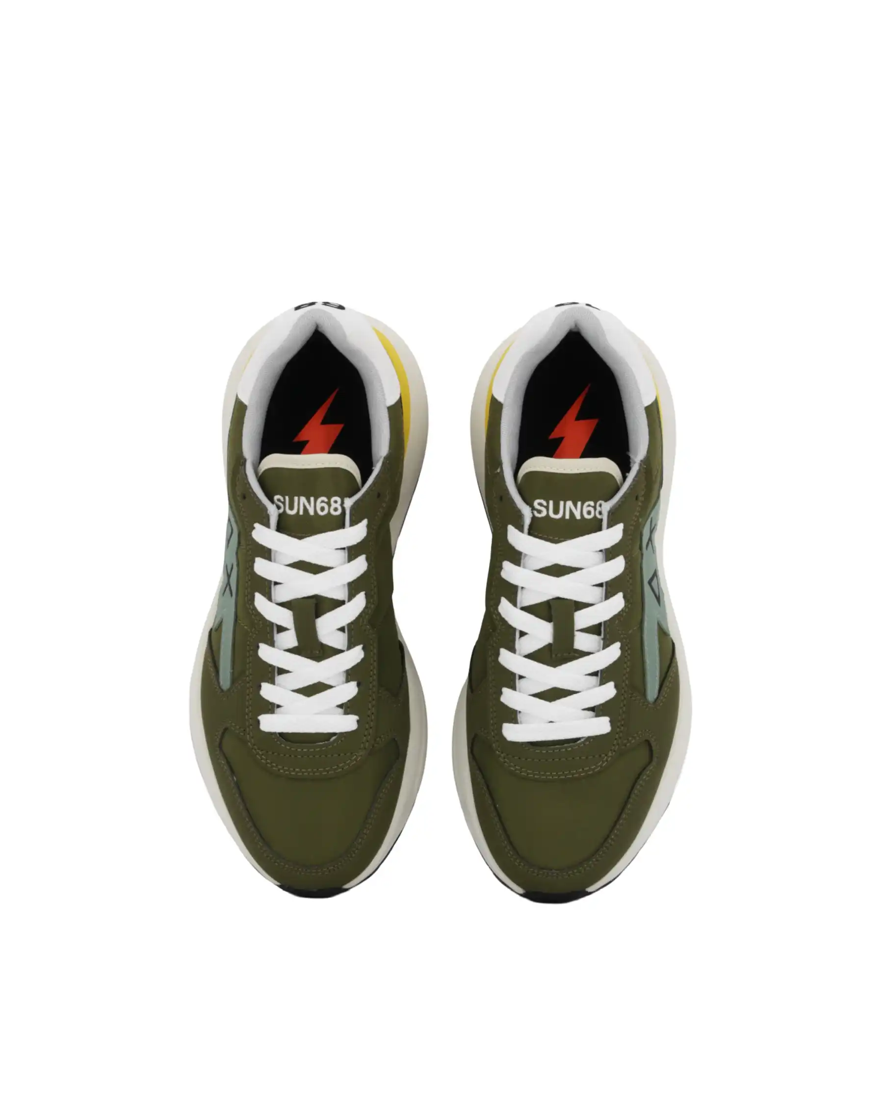 SUN 68 SNEAKERS NIKI 2.0 SOLID VERDE MILITARE