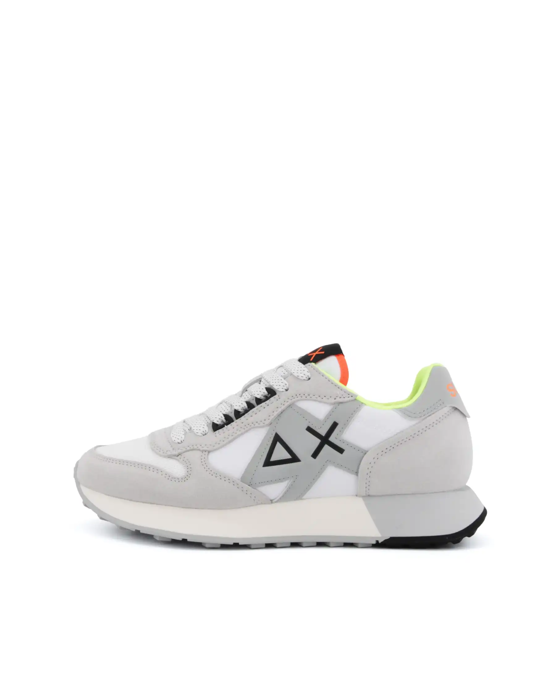 SUN 68 SNEAKERS JAKI 2.0 FLUO BIANCO