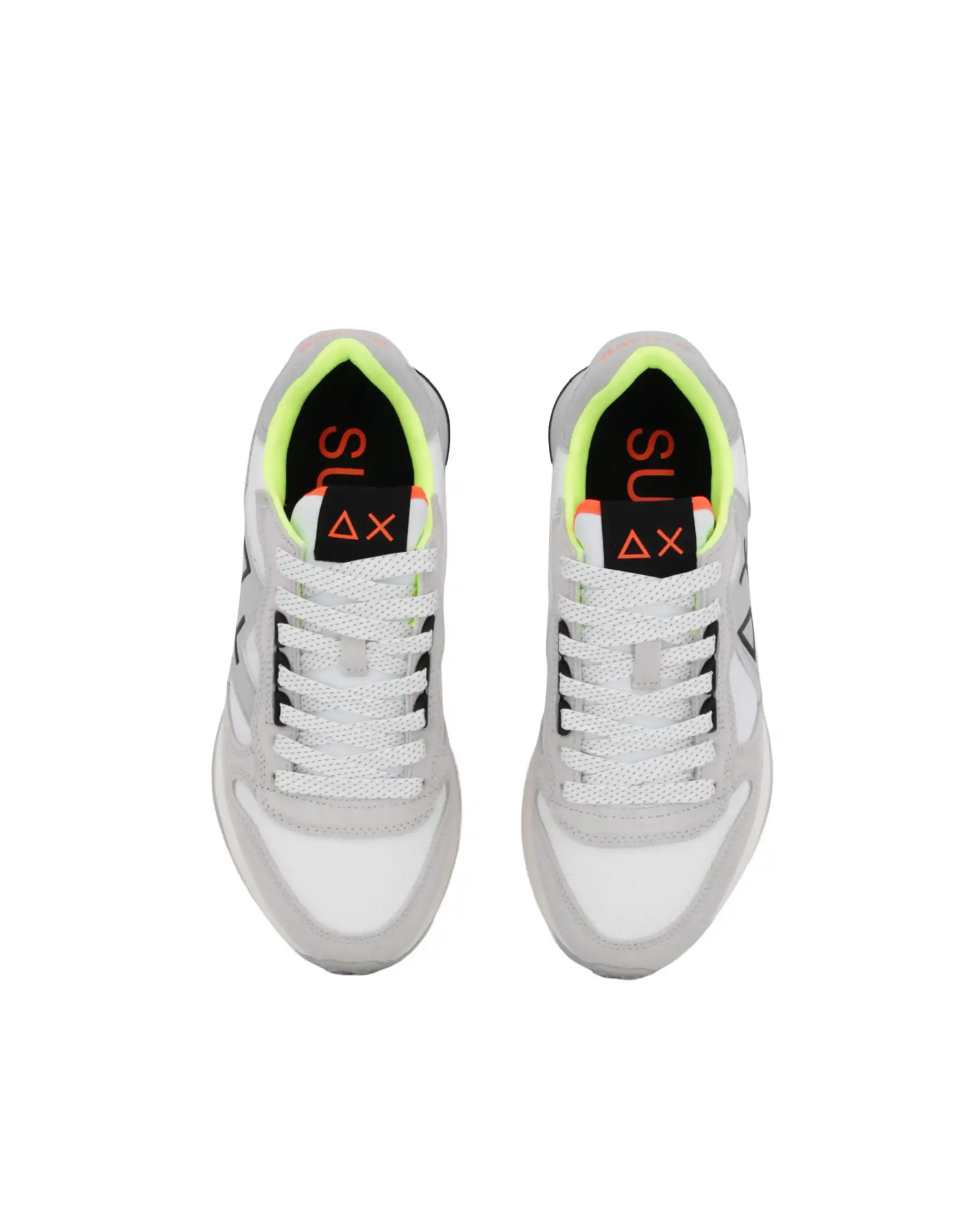 SUN 68 SNEAKERS JAKI 2.0 FLUO BIANCO