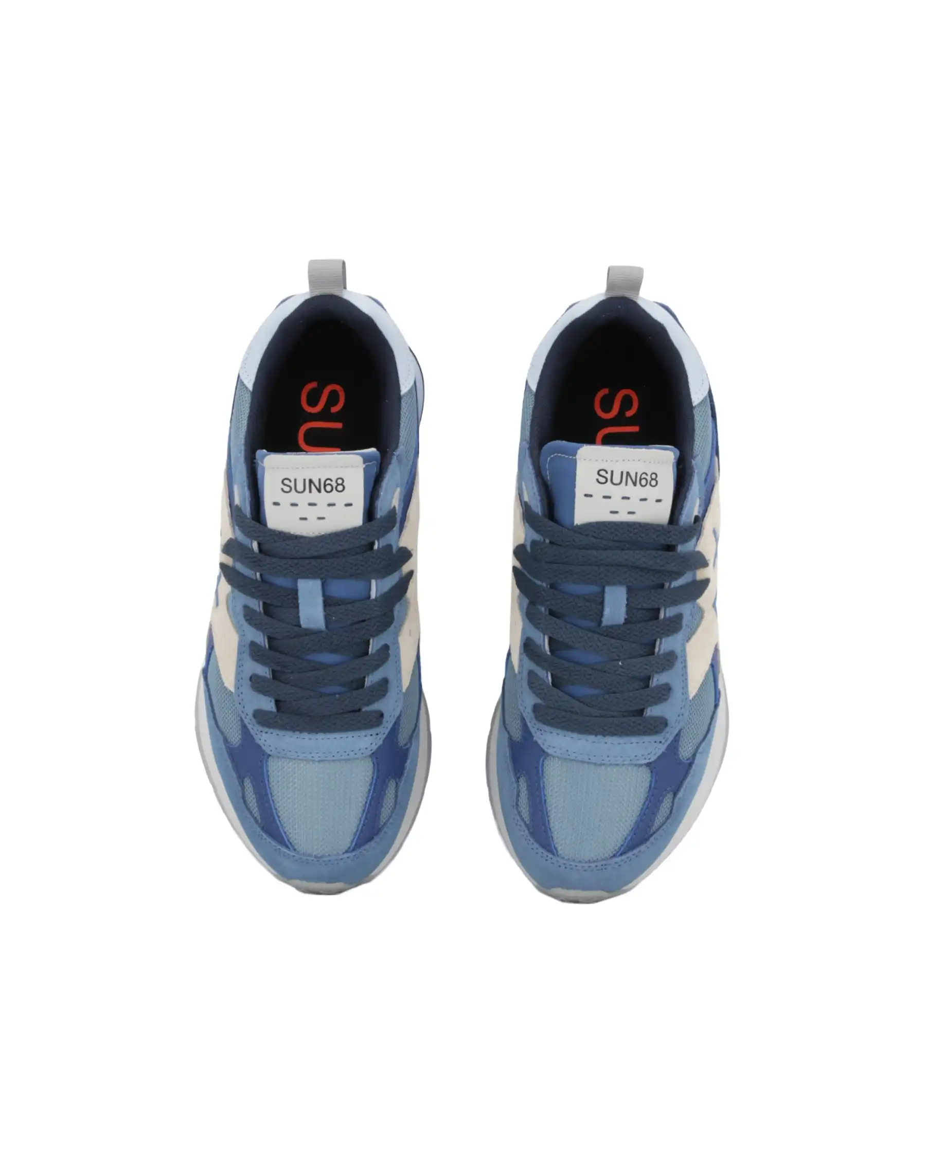SUN 68 SNEAKERS JAKI OUTDOOR AZZURRO