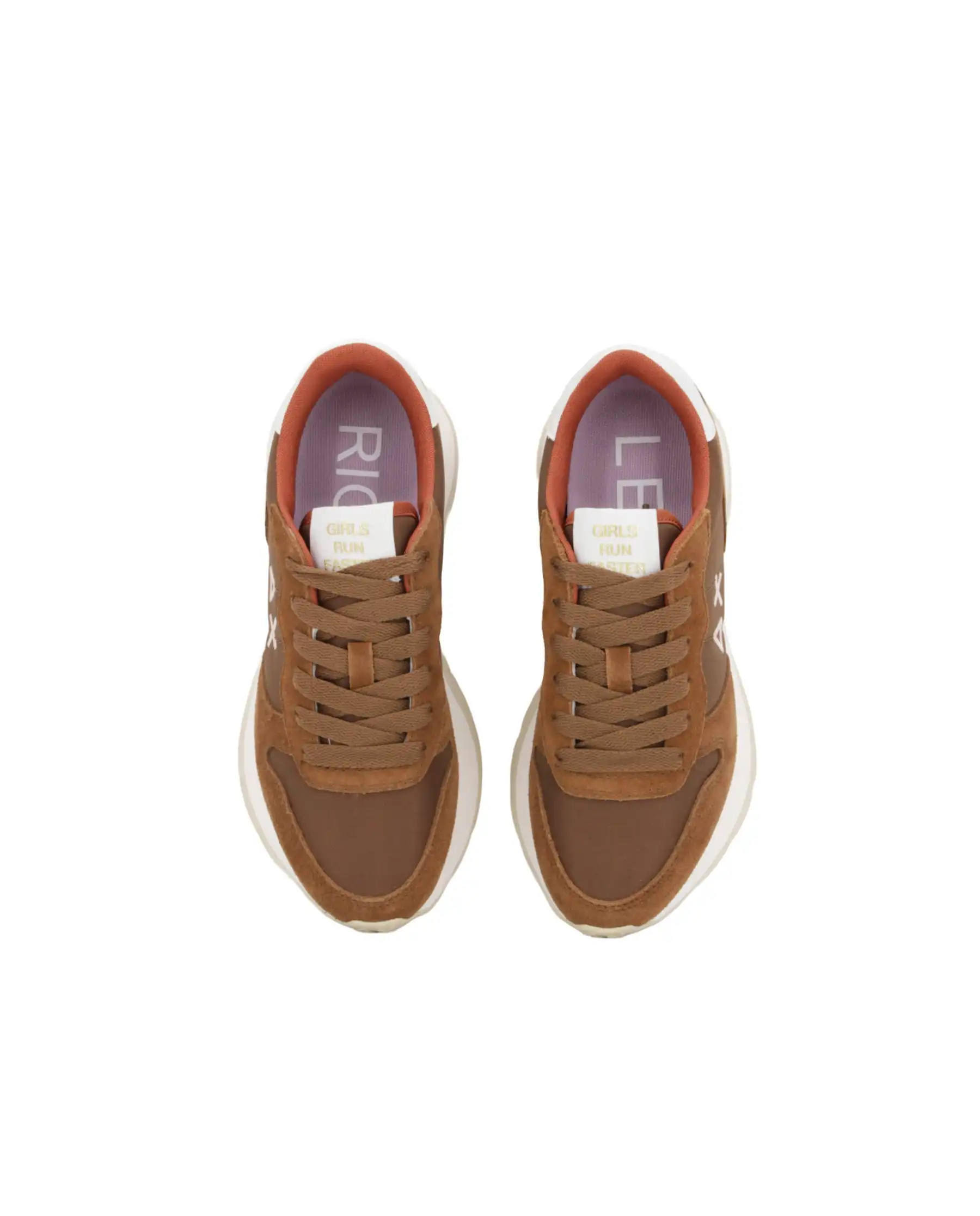 SUN 68 SNEAKERS ALLY SOLID MARRONE