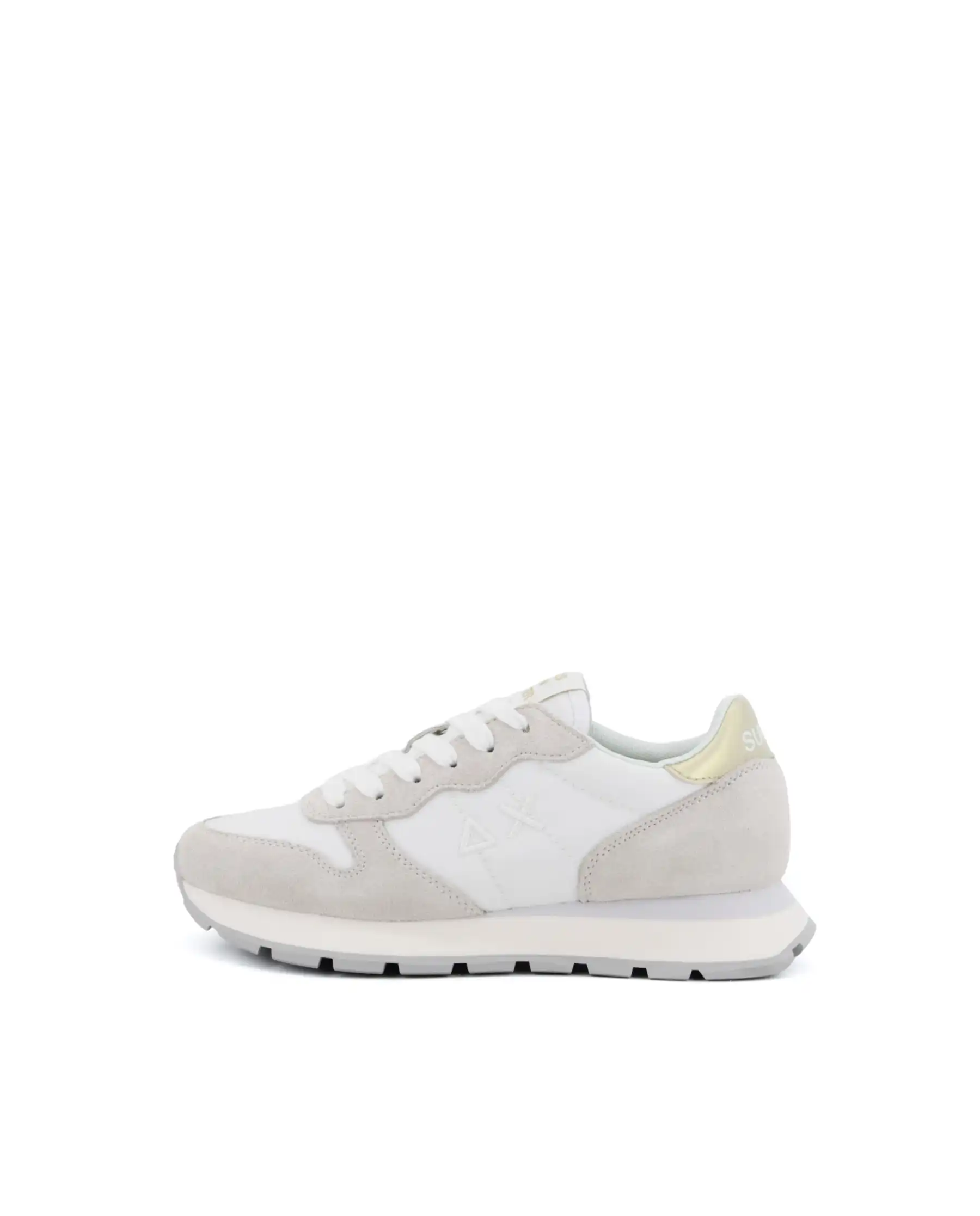 SUN 68 SNEAKERS ALLY GOLD SILVER BIANCO