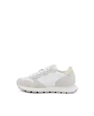 SUN 68 SNEAKERS ALLY GOLD SILVER BIANCO
