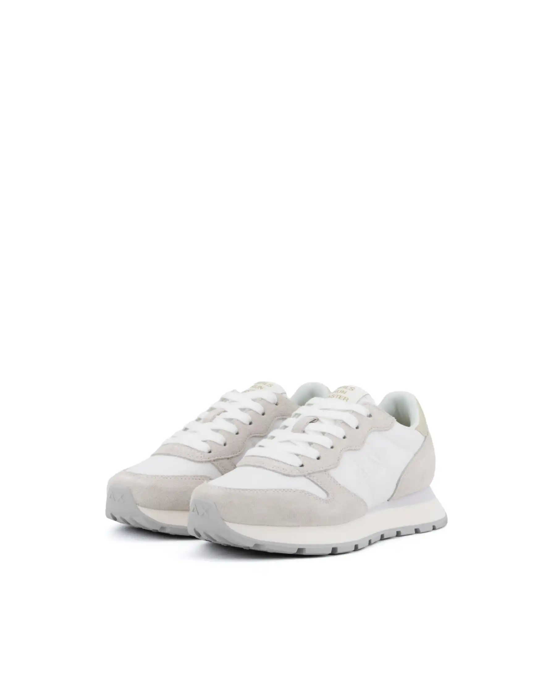 SUN 68 SNEAKERS ALLY GOLD SILVER BIANCO
