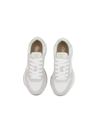 SUN 68 SNEAKERS ALLY GOLD SILVER BIANCO