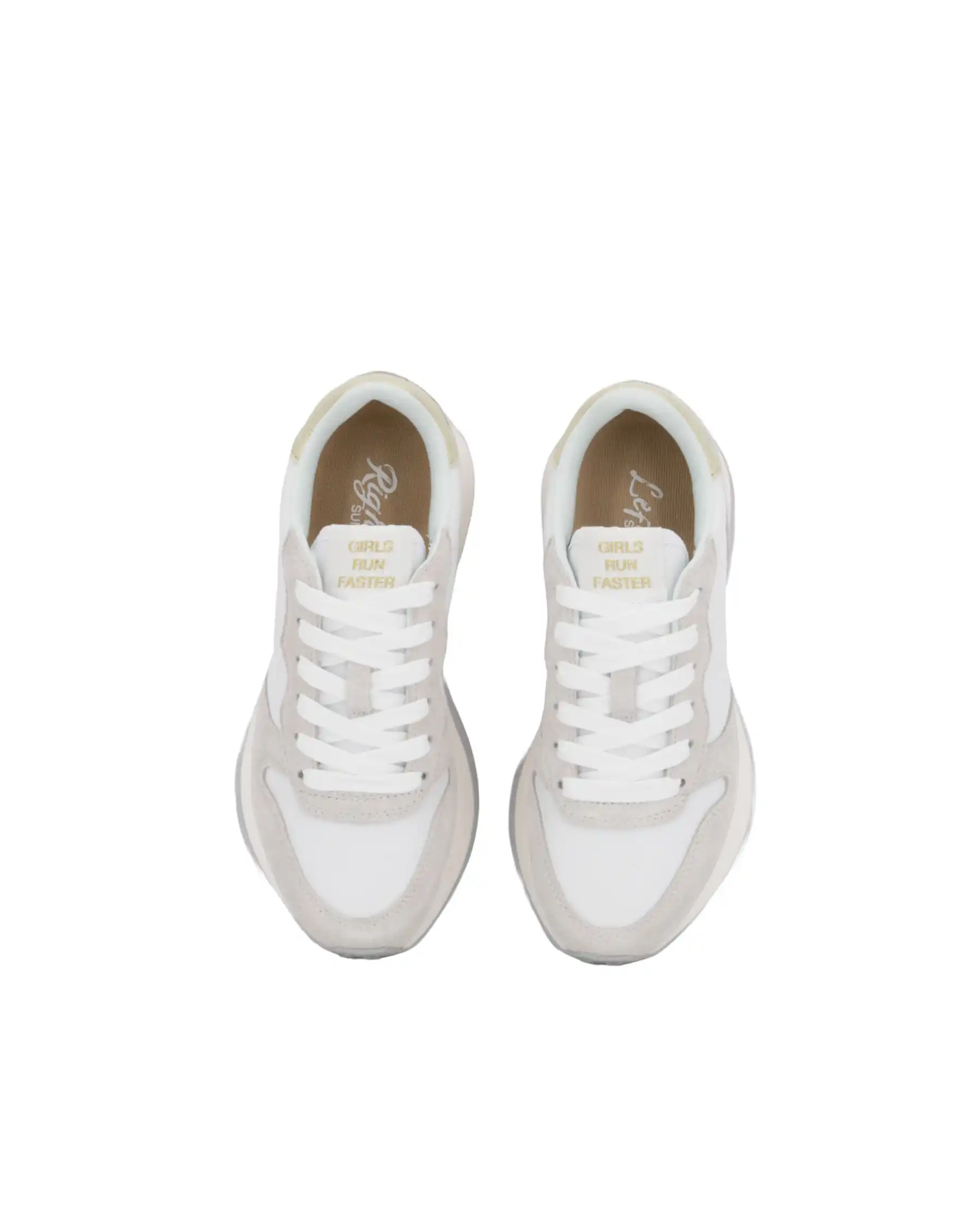 SUN 68 SNEAKERS ALLY GOLD SILVER BIANCO