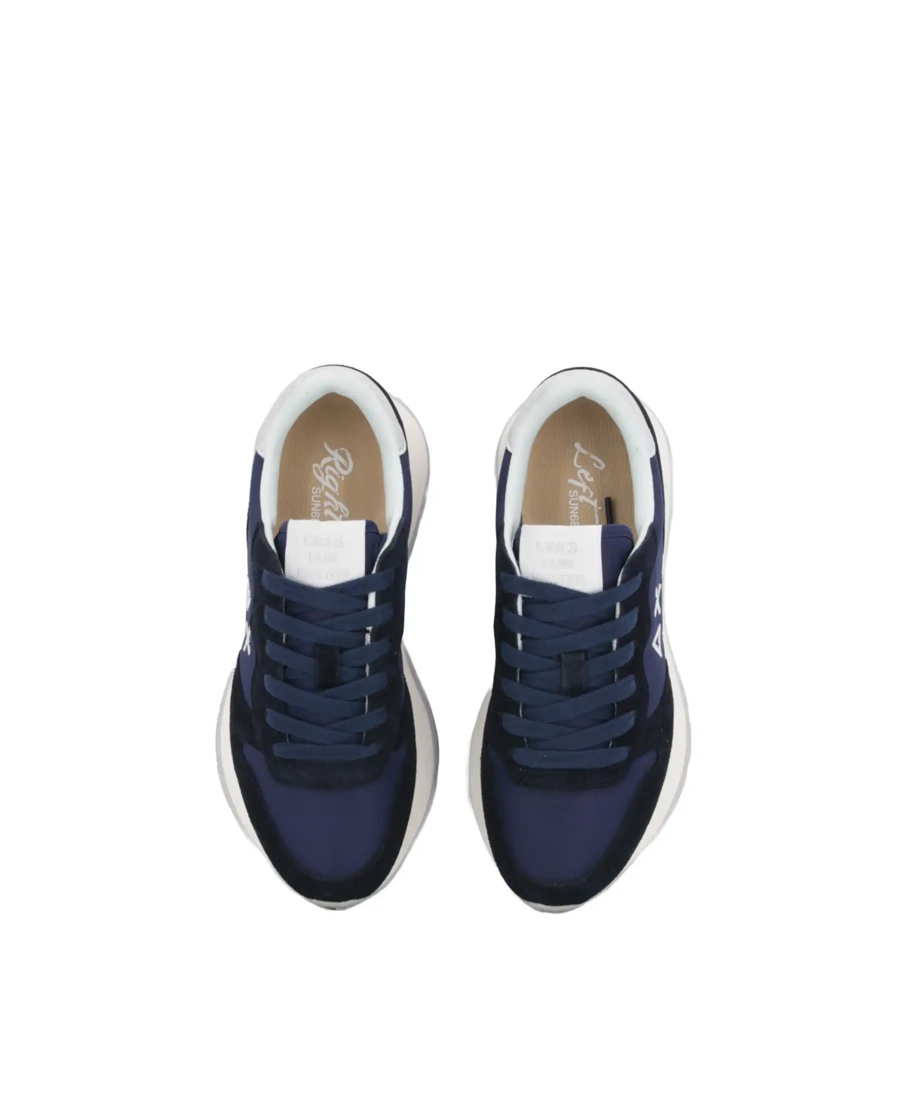 SUN 68 SNEAKERS ALLY GOLD SILVER BLU