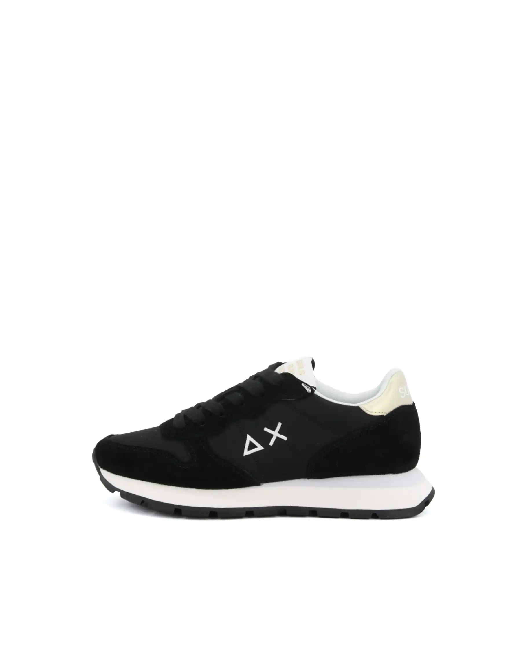 SUN 68 SNEAKERS ALLY GOLD SILVER NERO