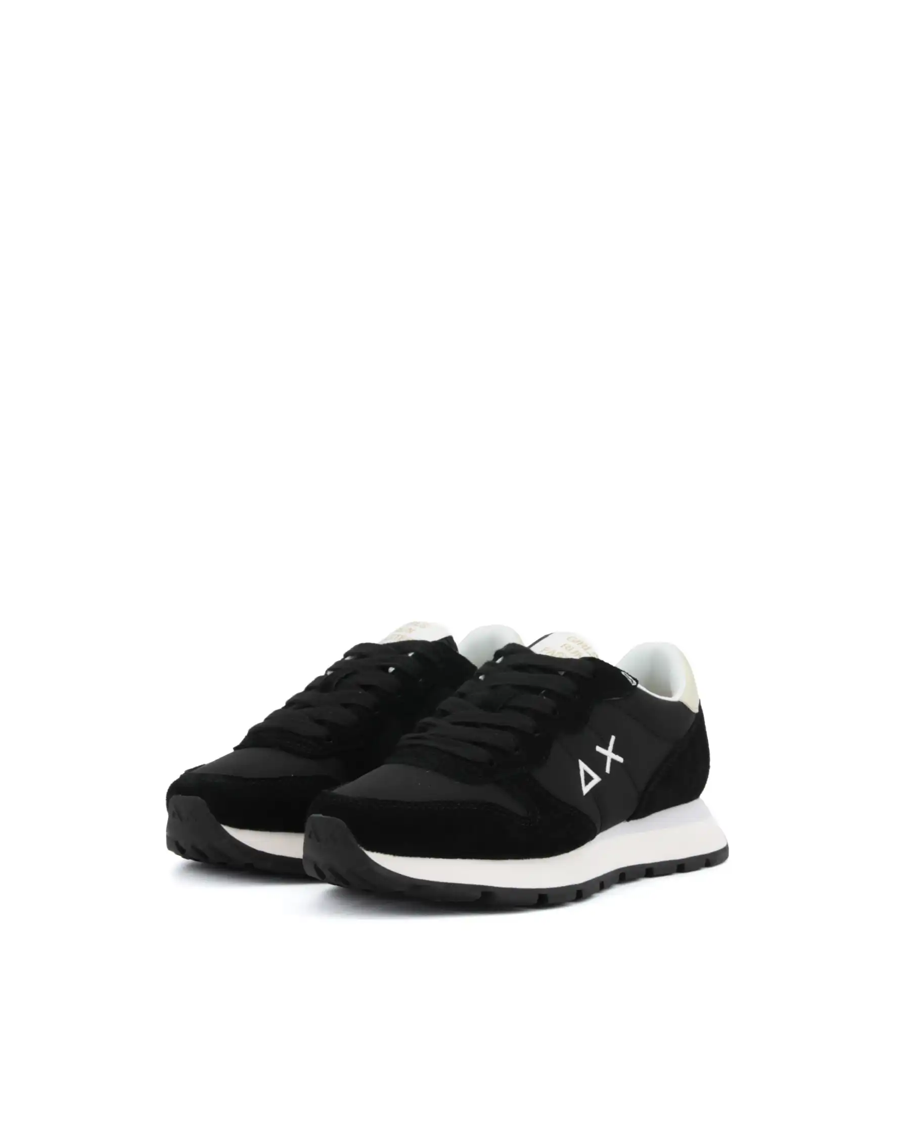SUN 68 SNEAKERS ALLY GOLD SILVER NERO