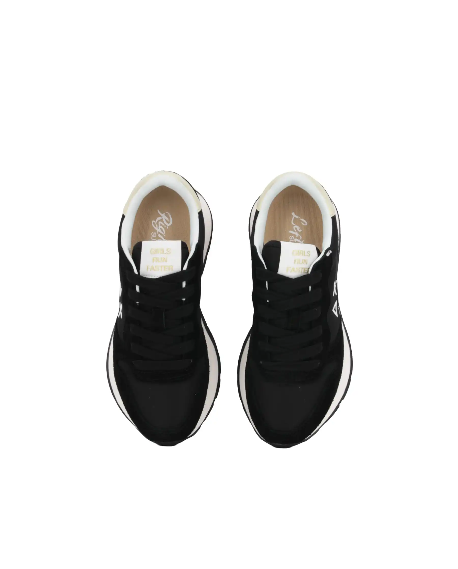 SUN 68 SNEAKERS ALLY GOLD SILVER NERO