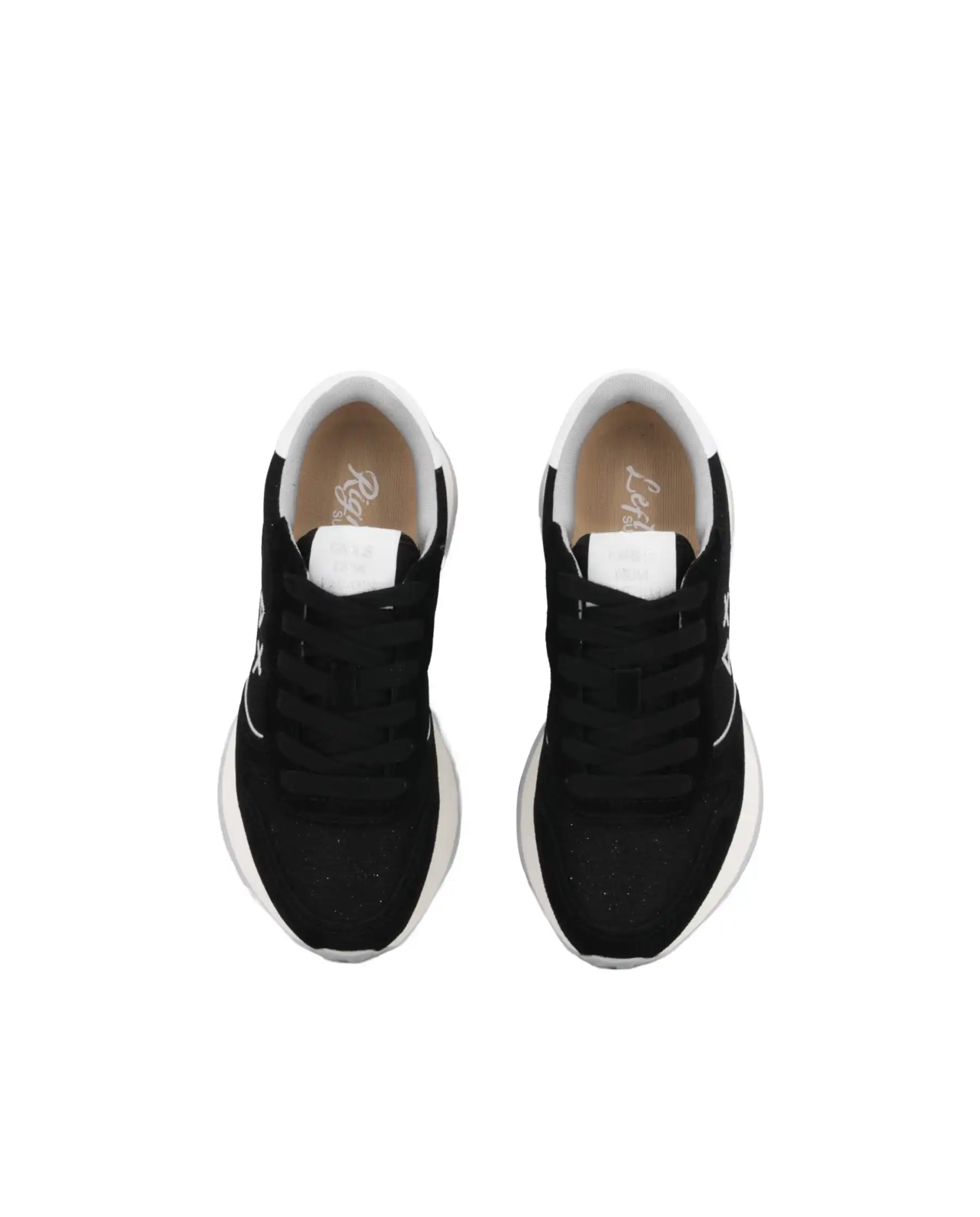 SUN 68 SNEAKERS ALLY GLITTER NERO