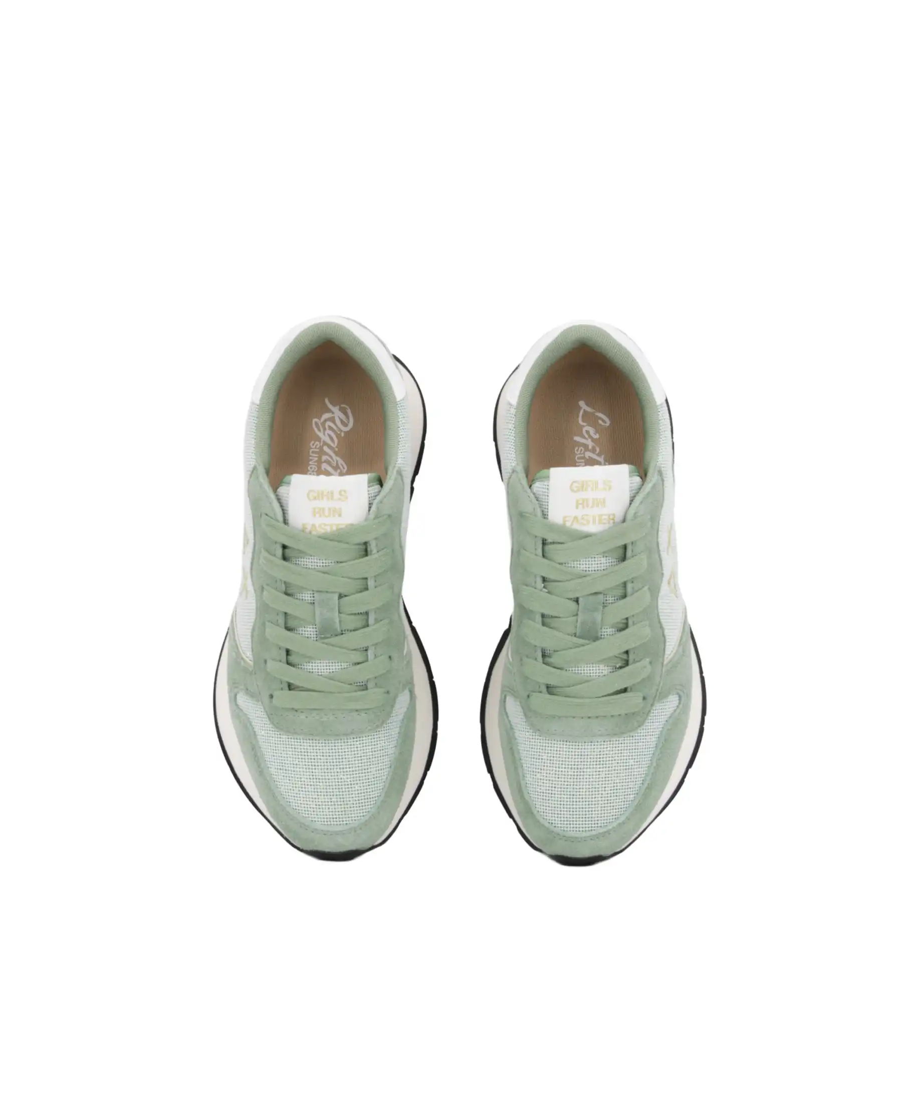 SUN 68 SNEAKERS ALLY GLITTER SALVIA