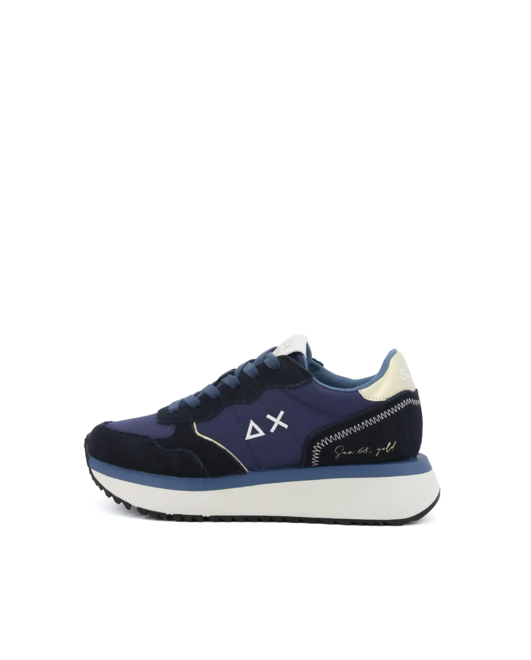SUN 68 SNEAKERS BIG ALLY GOLD BLU