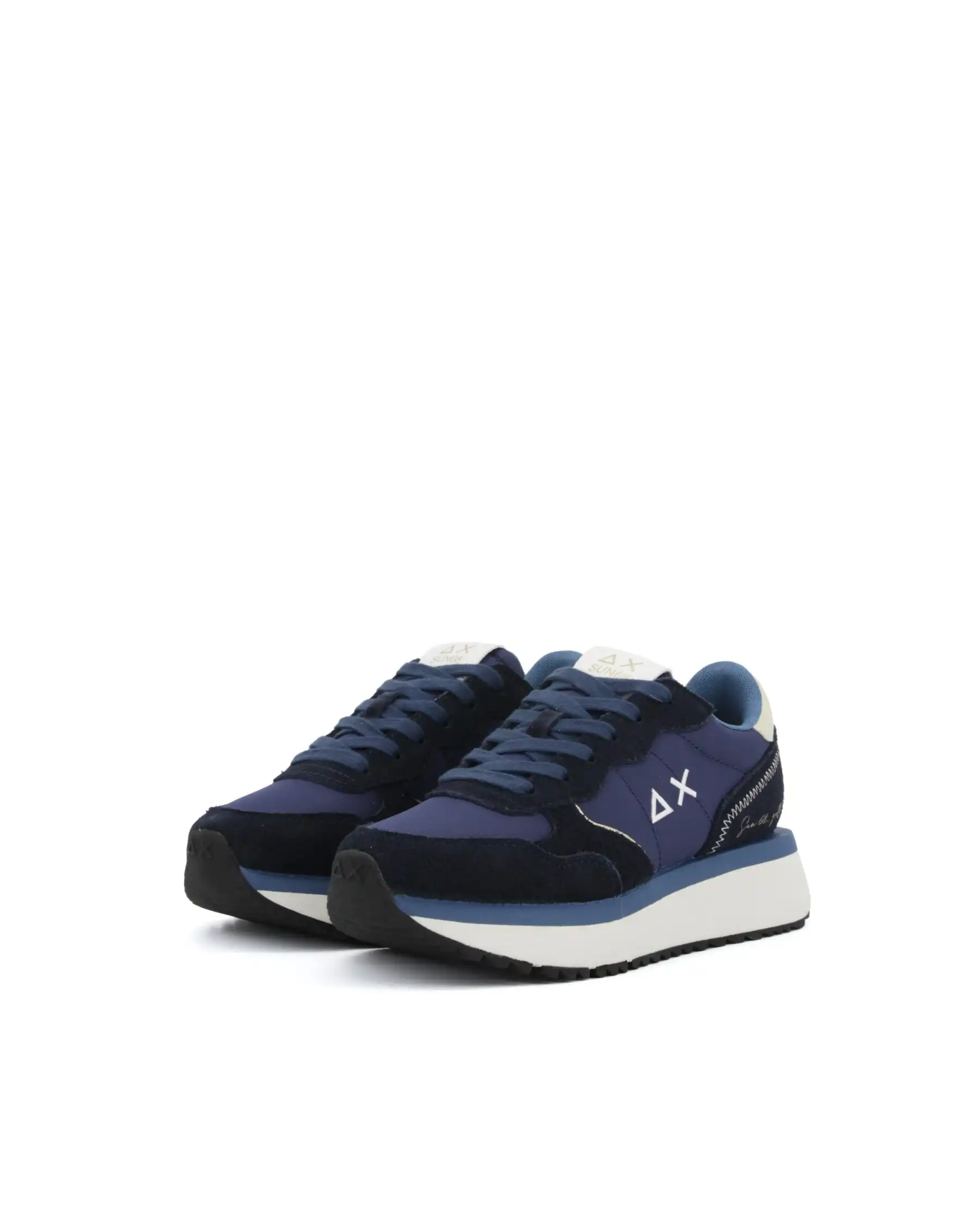SUN 68 SNEAKERS BIG ALLY GOLD BLU