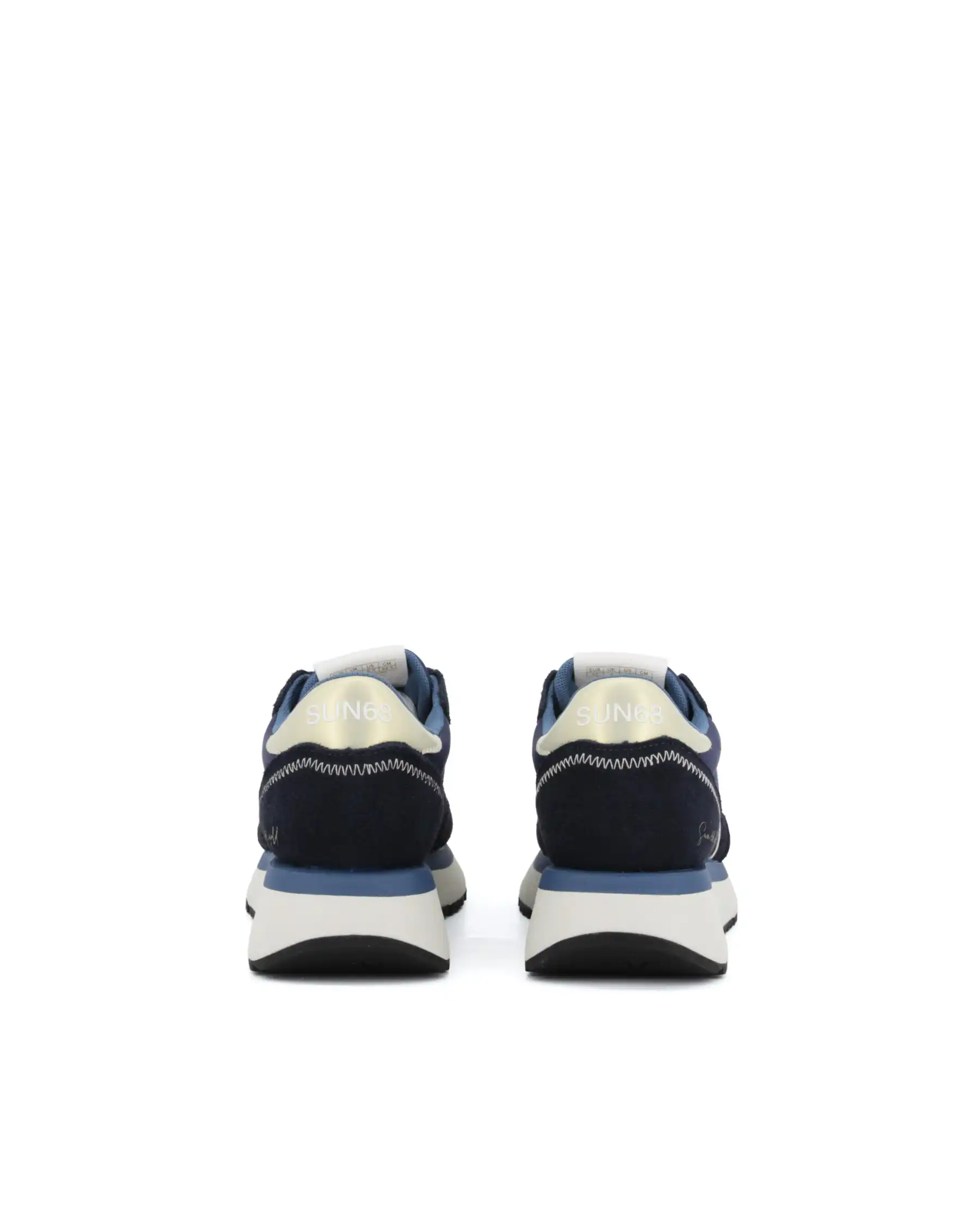SUN 68 SNEAKERS BIG ALLY GOLD BLU