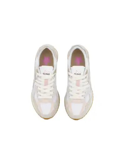 SUN 68 SNEAKERS STARGIRL MULTICOLOR OPTION BIANCO