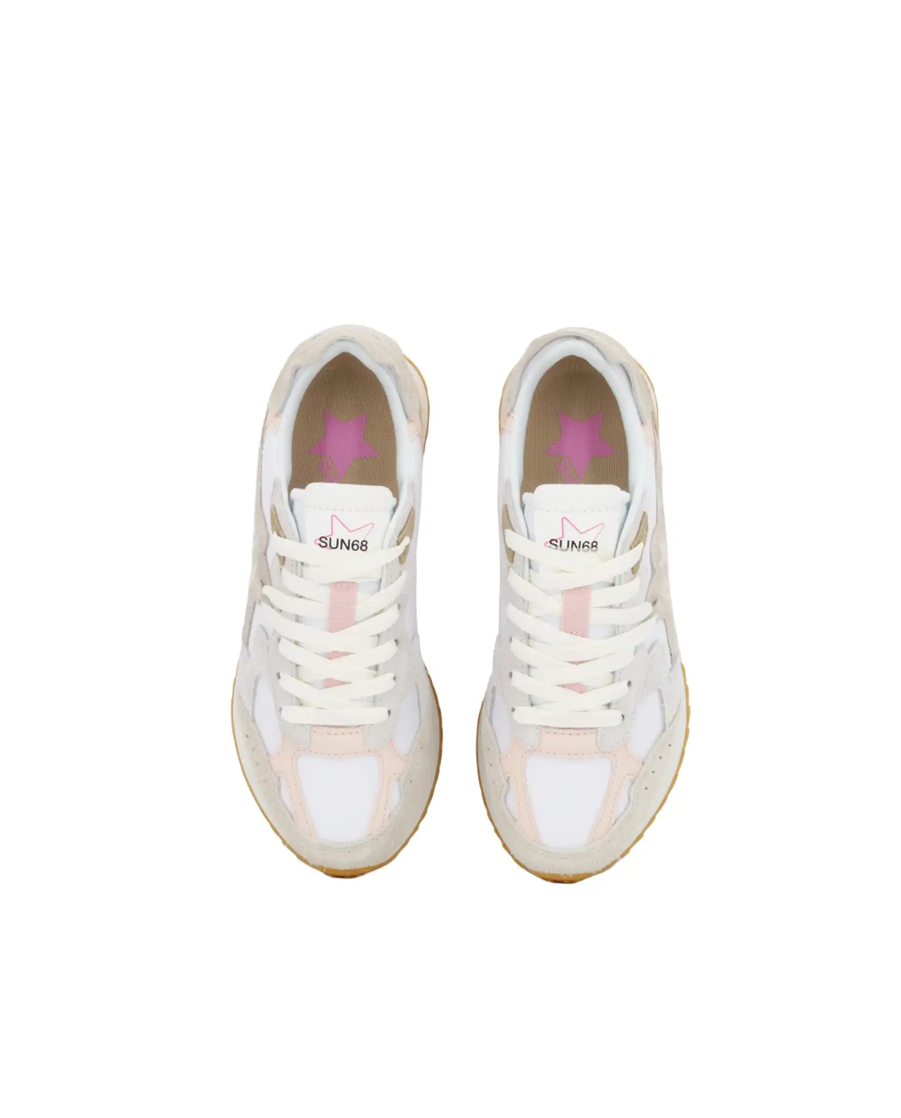 SUN 68 SNEAKERS STARGIRL MULTICOLOR OPTION BIANCO