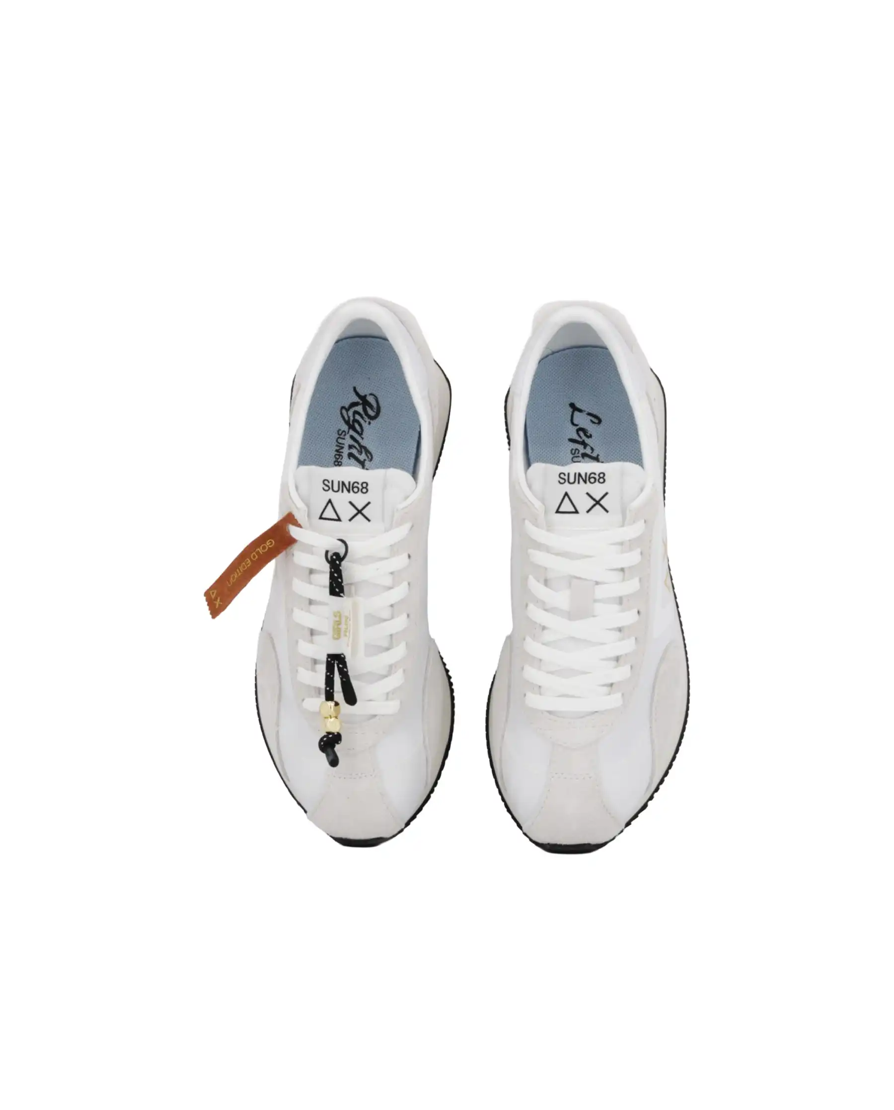 SUN 68 SNEAKERS EASY RUNNER BIANCO
