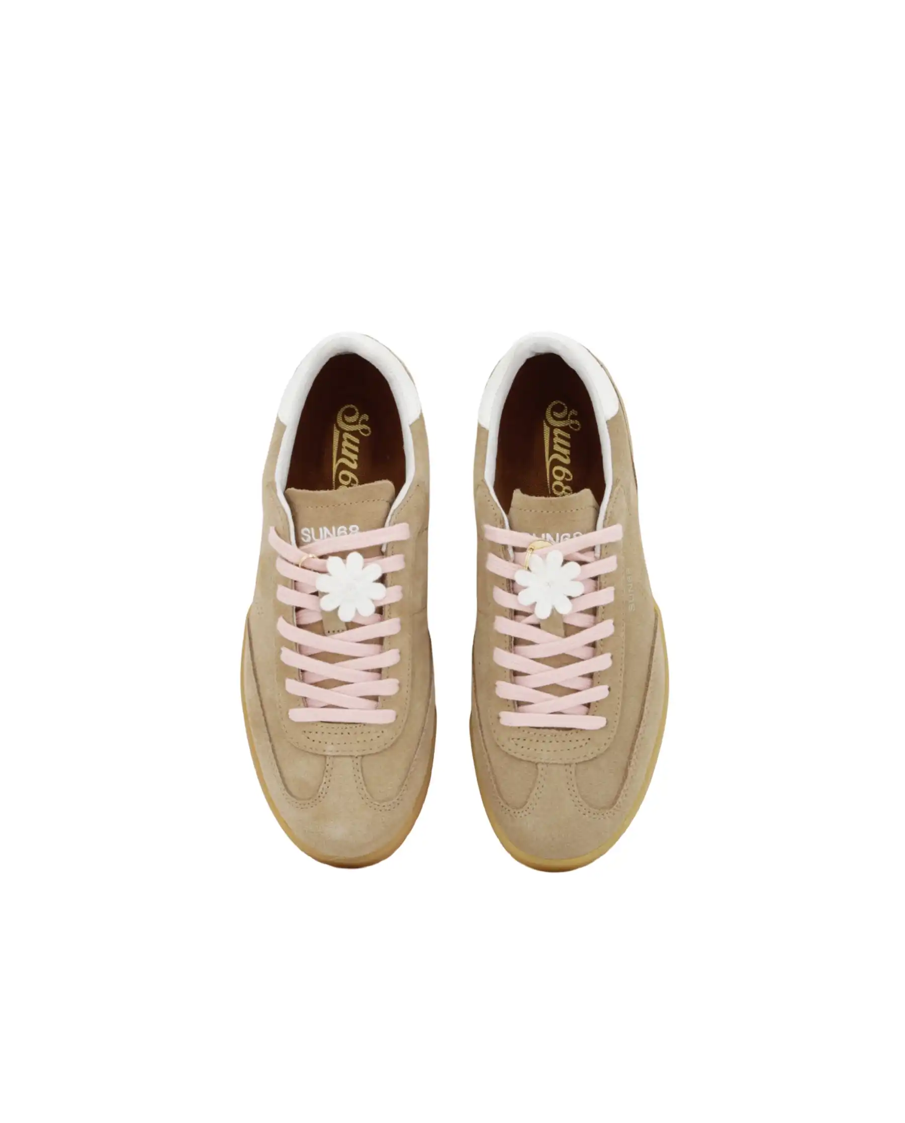SUN 68 SNEAKERS CALIFORNIA BEIGE