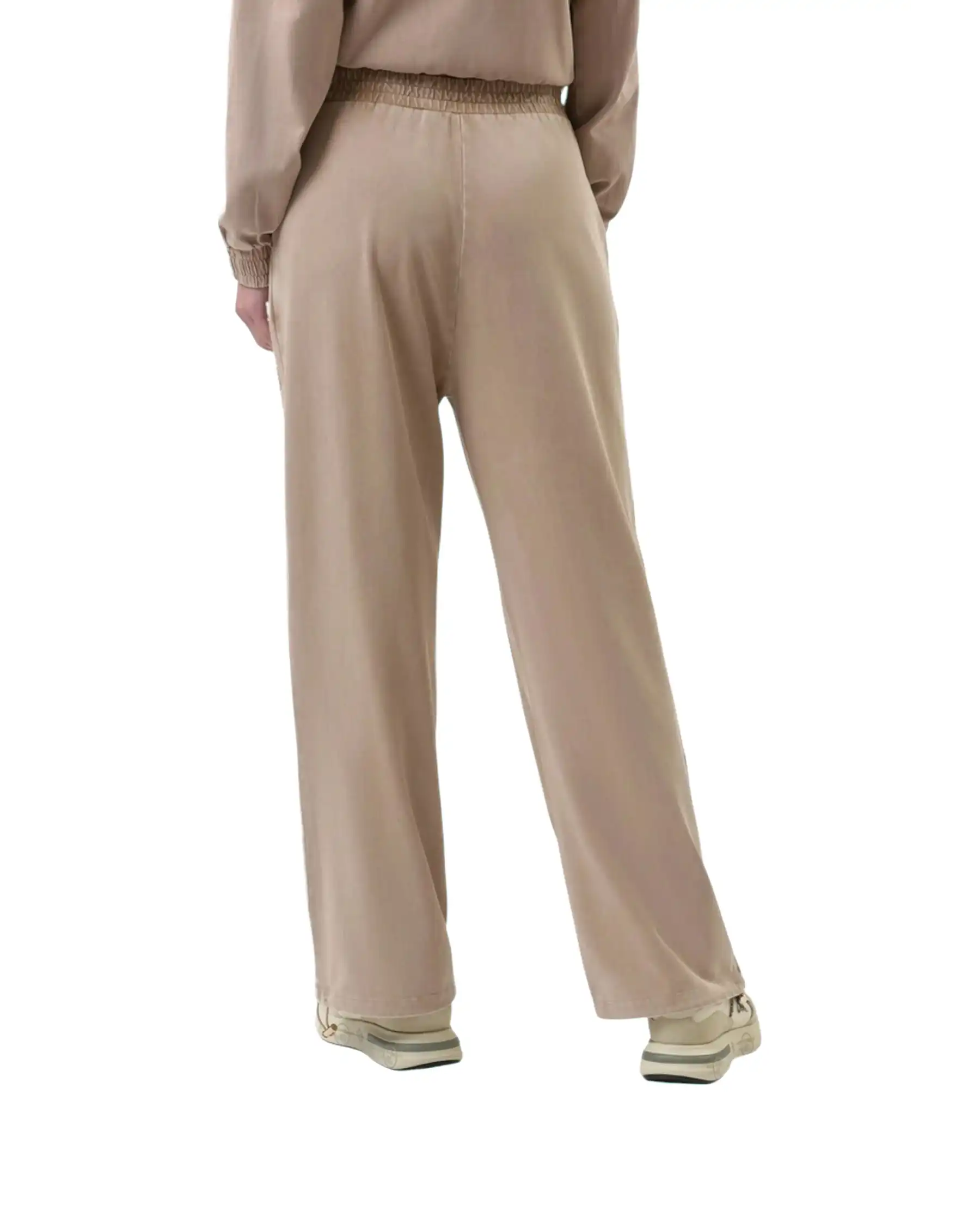 LIU JO PANTALONI JERSEY DÈLAVÈ CAMMELLO