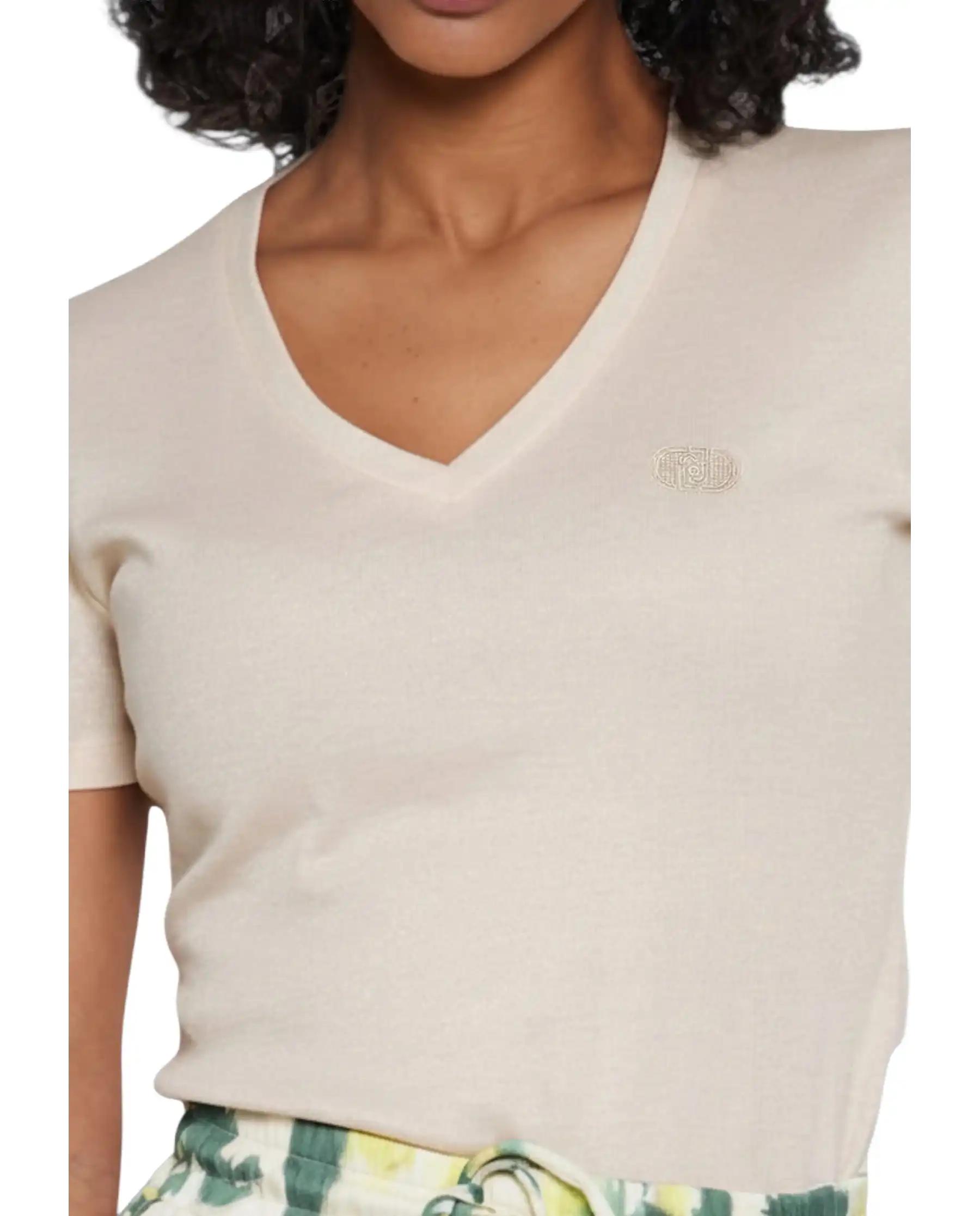 LIU JO T-SHIRT BEIGE