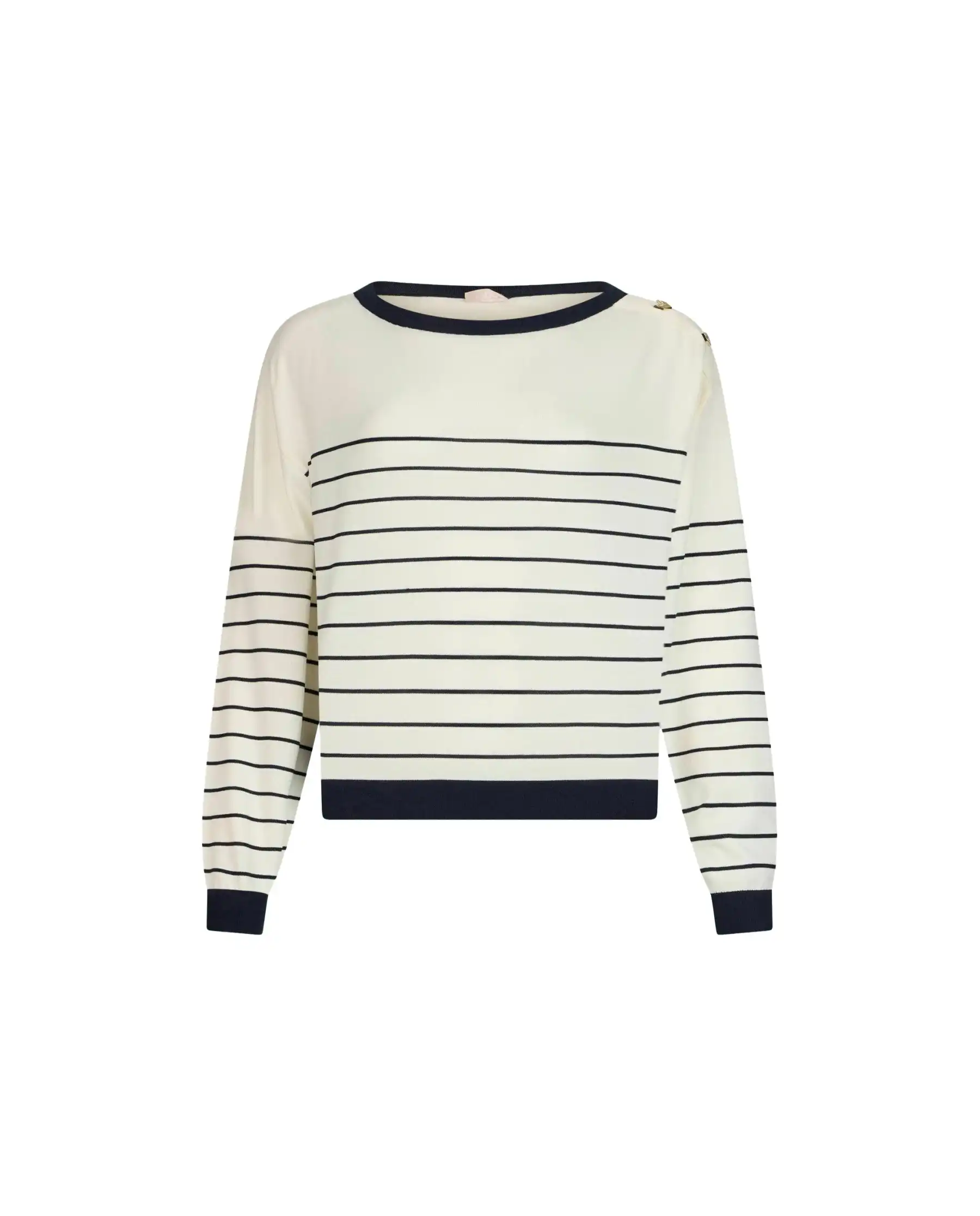 LIU JO MAGLIA A RIGHE BIANCO