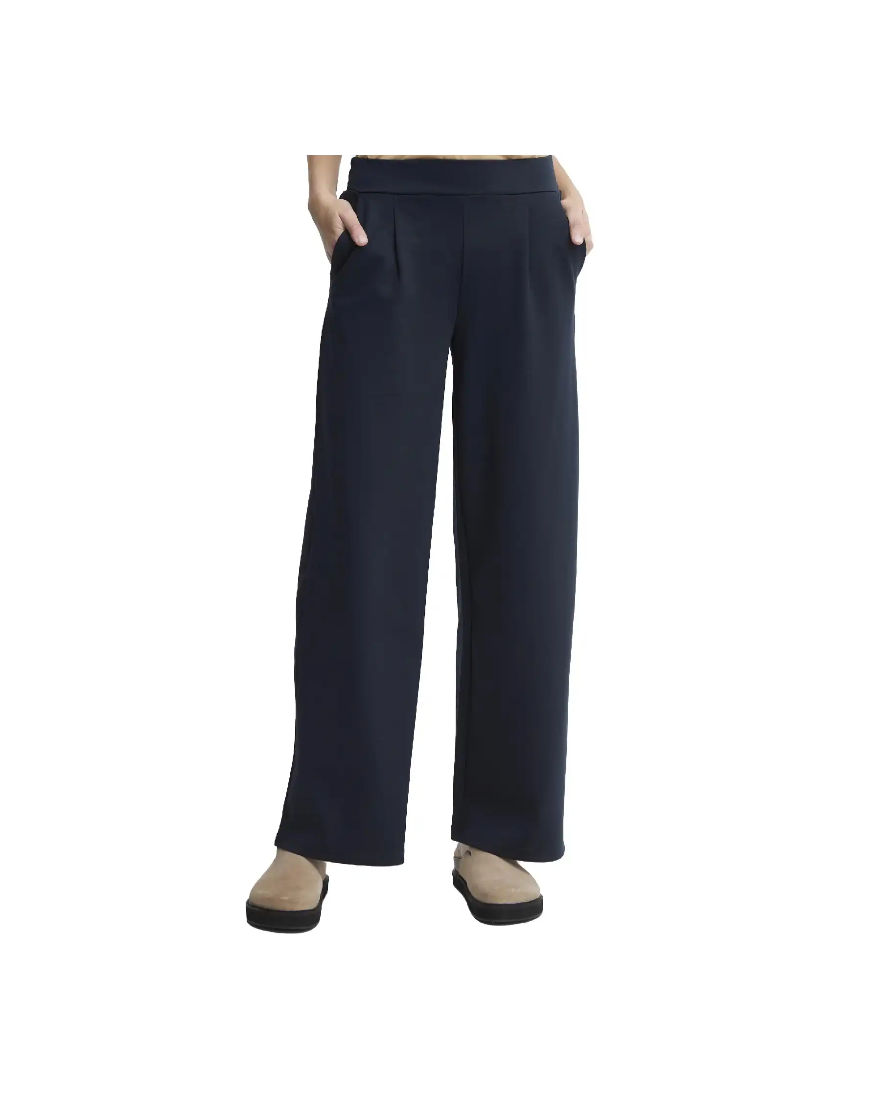 ICHI PANTALONI BLU