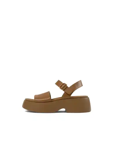 CAMPER SANDALI TASHA CUOIO