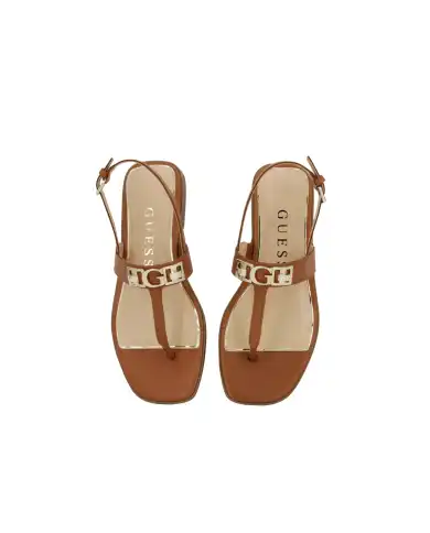 GUESS SANDALI INFRADITO RAMIRY COGNAC