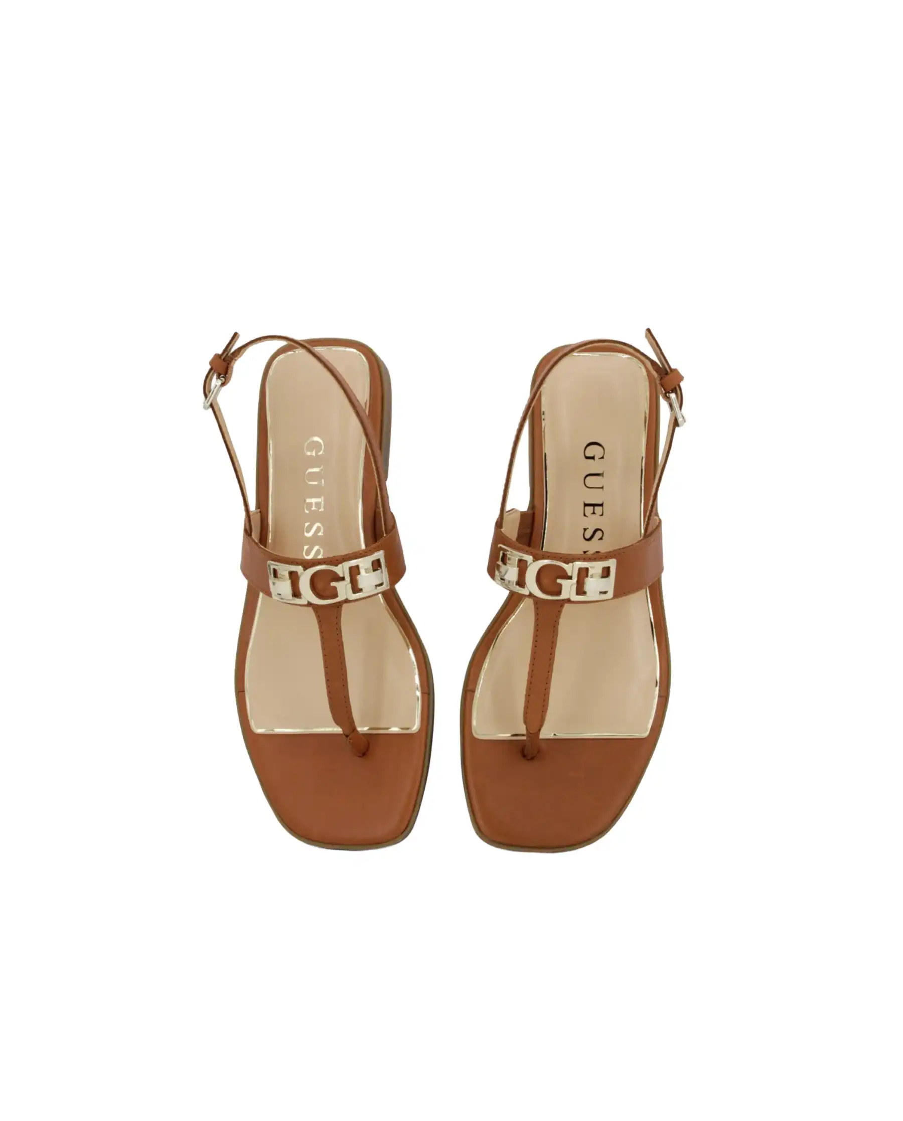 GUESS SANDALI INFRADITO RAMIRY COGNAC
