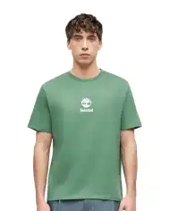 TIMBERLAND T-SHIRT STACK LOGO VERDE