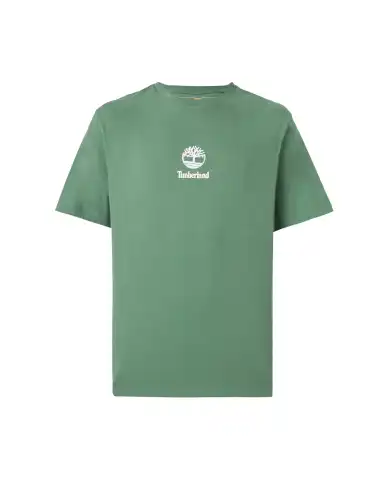 TIMBERLAND T-SHIRT STACK LOGO VERDE